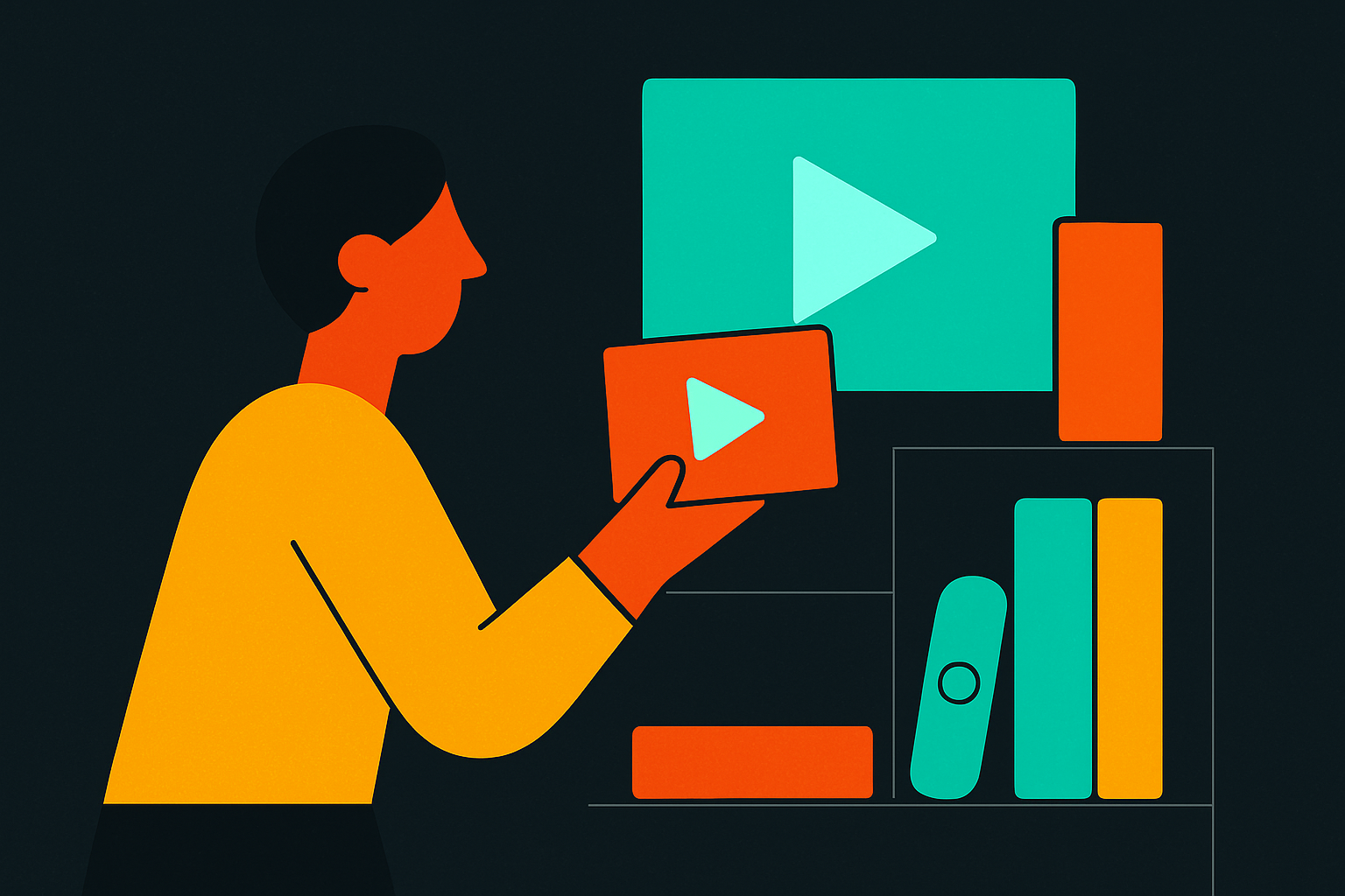Cover illustration for “Building a Sales Enablement Video Library for a SaaS Product”