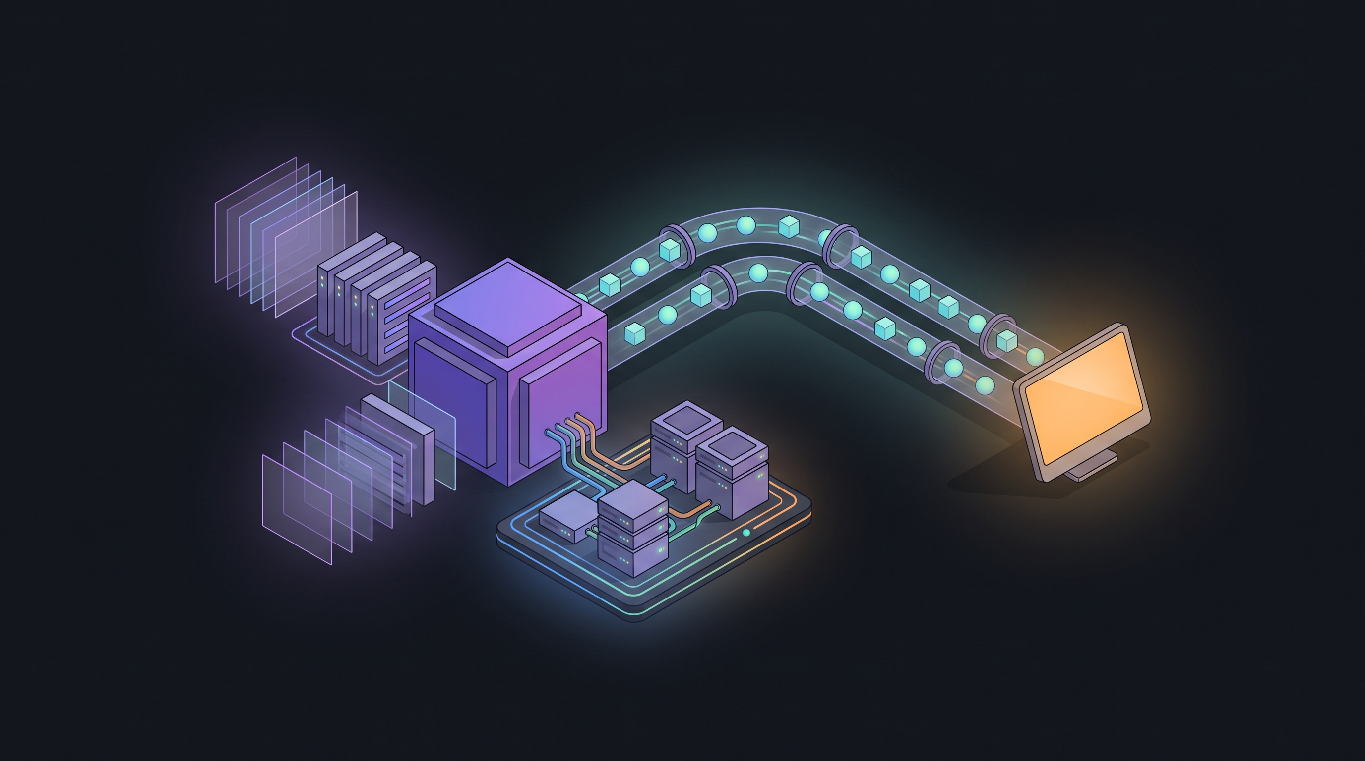 Cover illustration for “Streaming Response Handling in LLM Gateways”