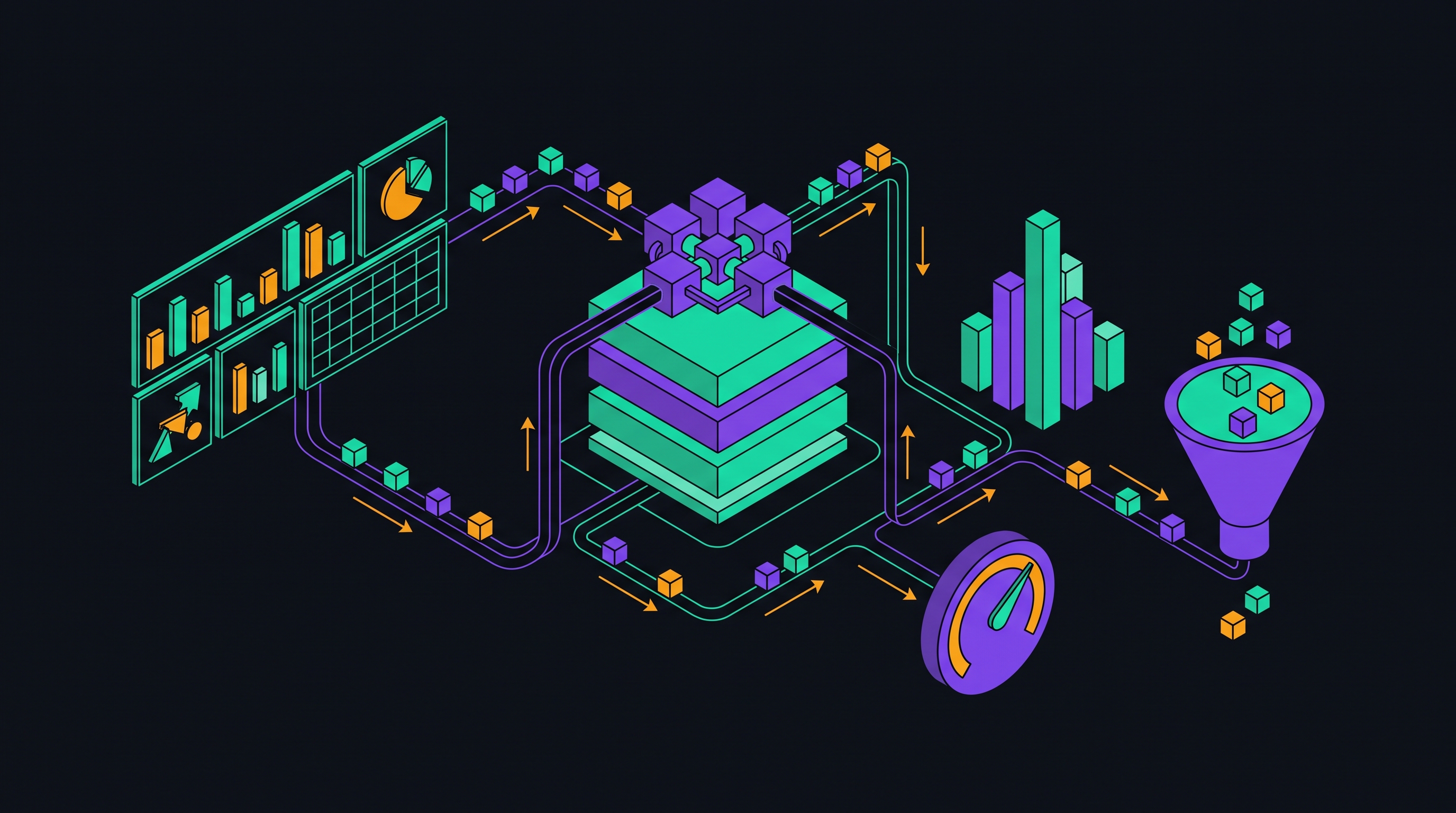 Cover illustration for “Observability Architecture for Production LLM Traffic”