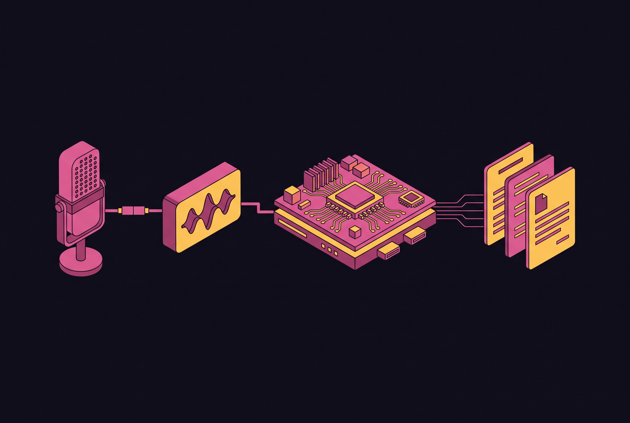 Cover illustration for “PHI in AI Transcription Pipelines”
