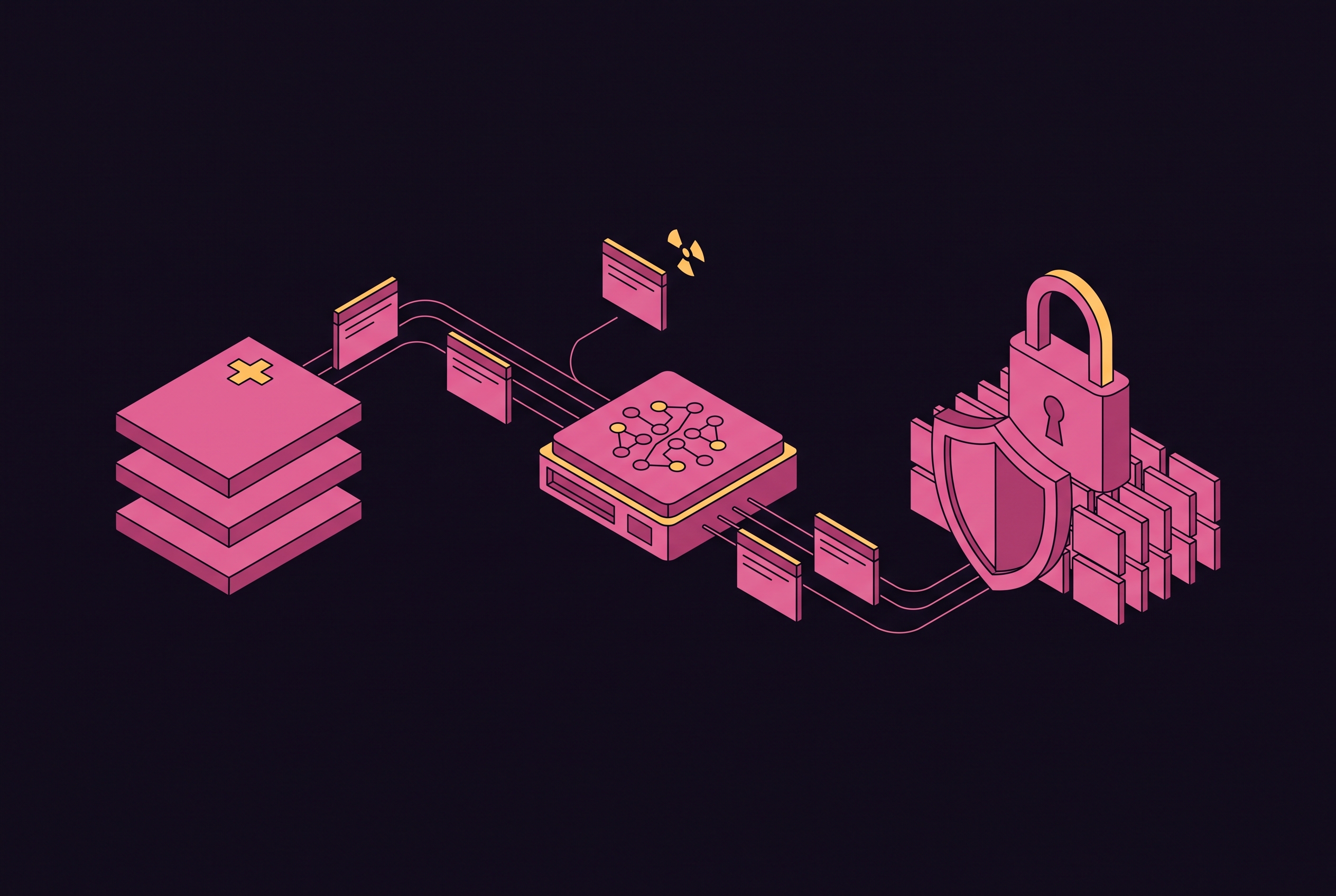Cover illustration for “PHI Risk in AI-Powered Insurance Claims Processing”