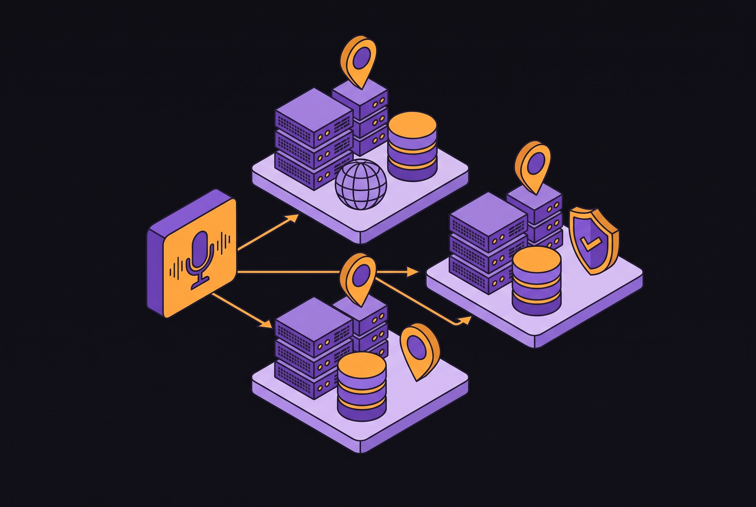 Cover illustration for “Data Residency Requirements for Meeting Intelligence Tools”