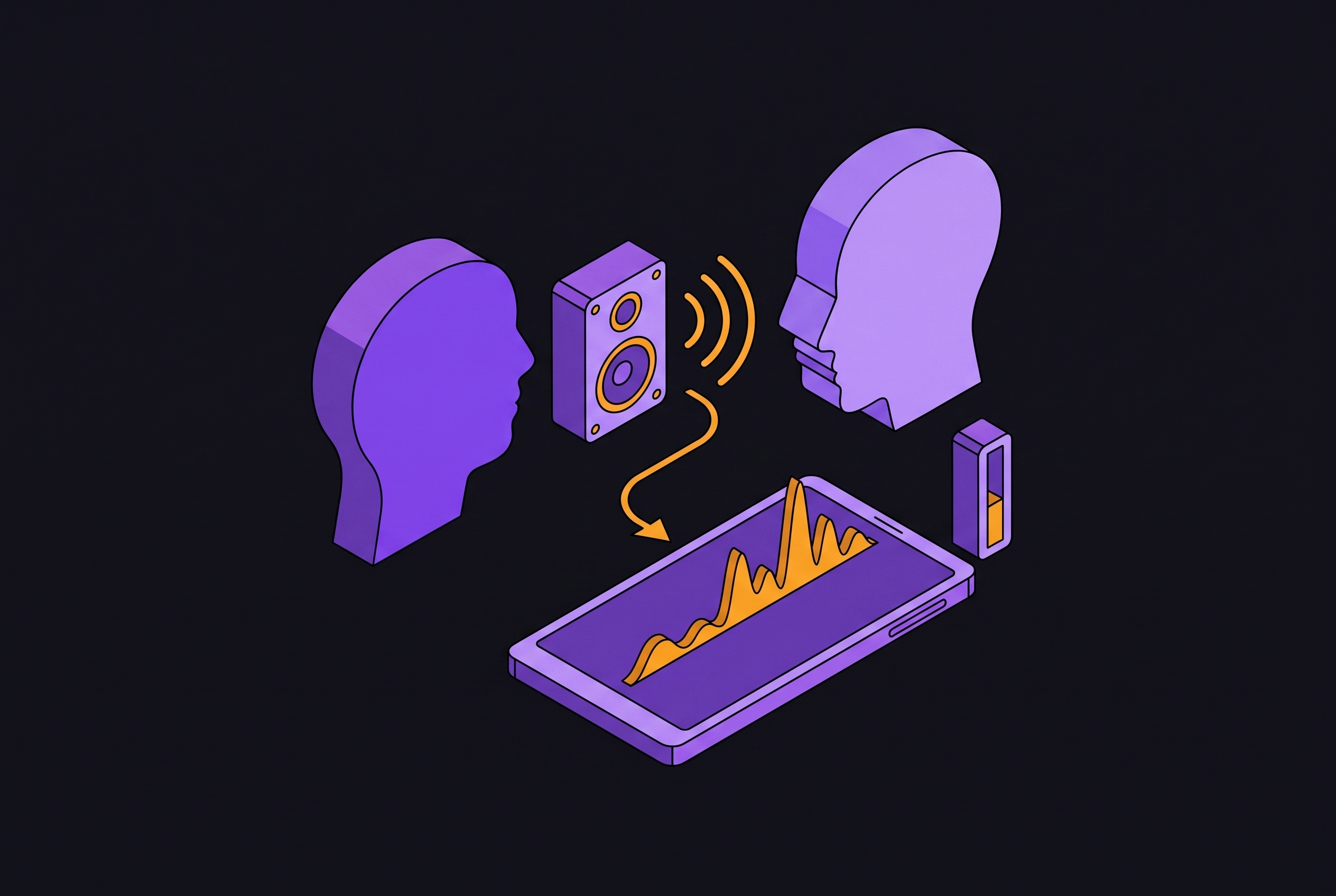Cover illustration for “Sentiment and Tone Analysis in Sales Call Intelligence”