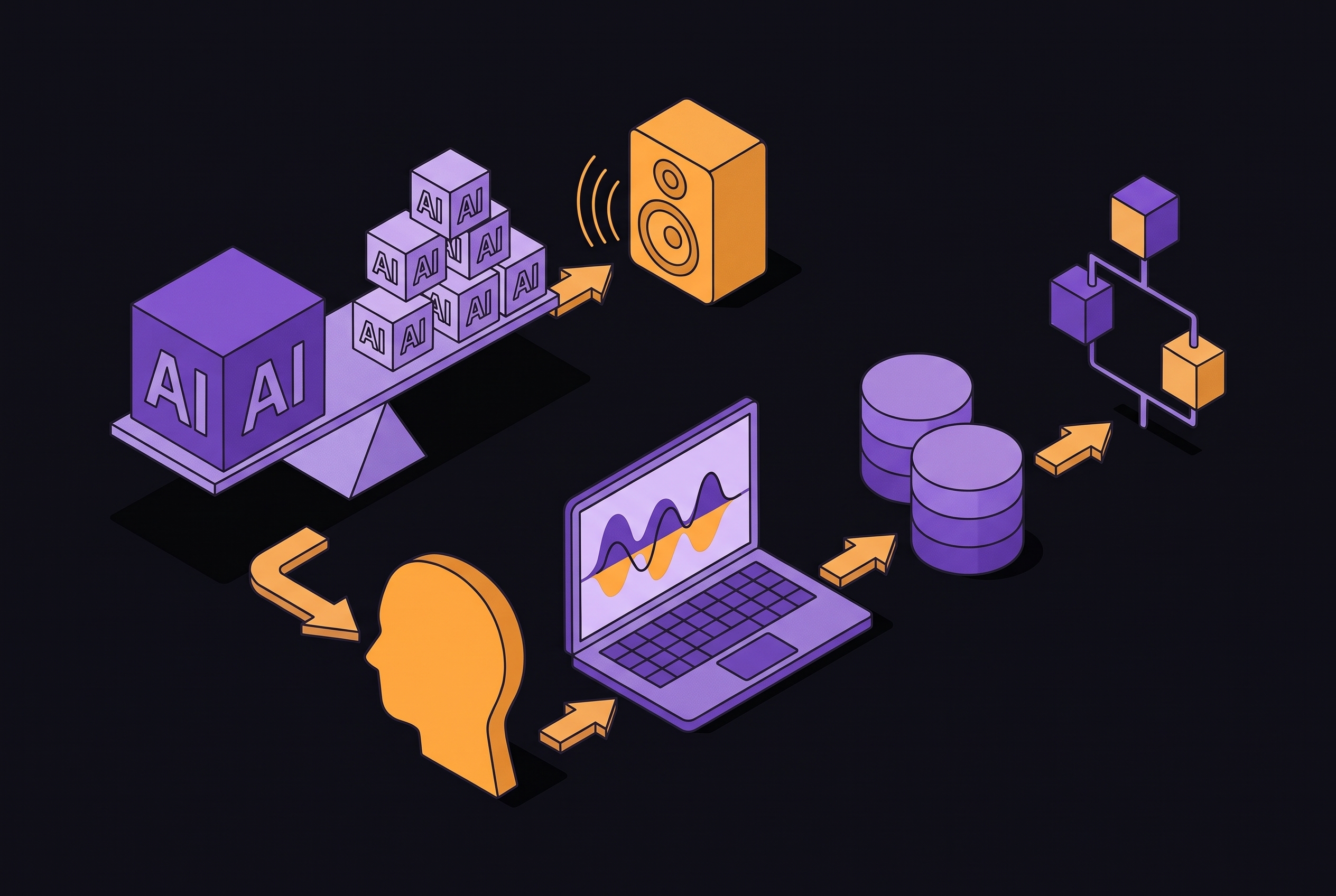 Cover illustration for “LLM Selection Tradeoffs for Meeting Intelligence Pipelines”