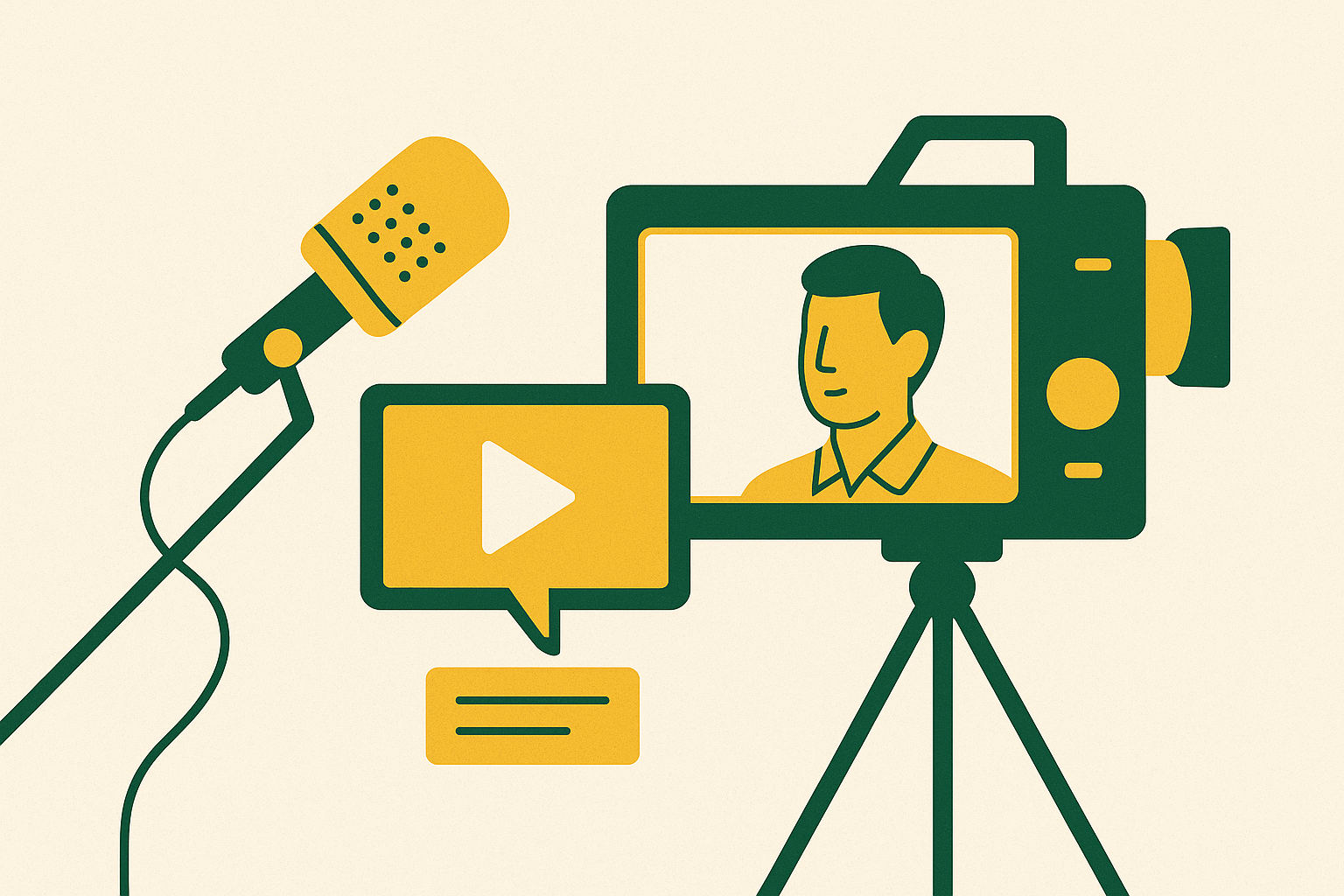 Cover illustration for “Testimonial Video Production for B2B Sales Decks”