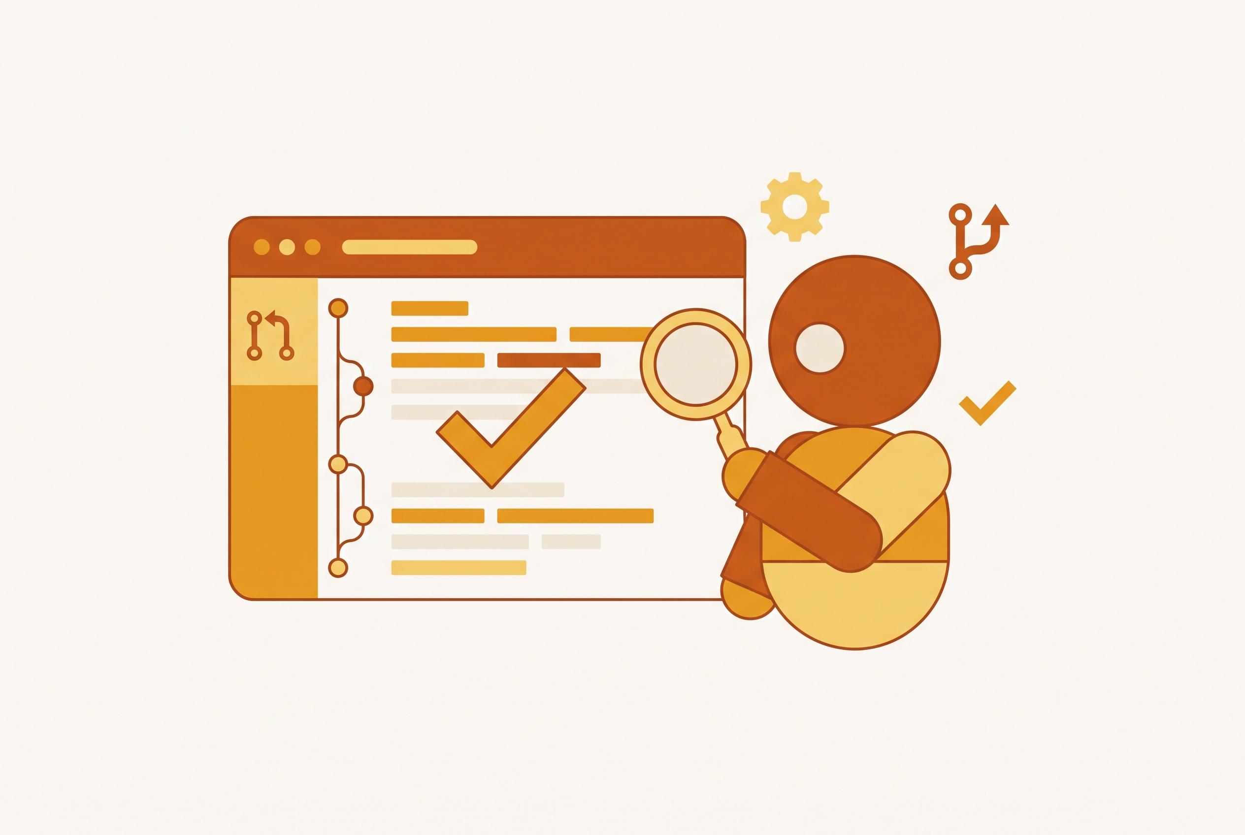 Cover illustration for “Automated Pull Request Review Agent Setup”