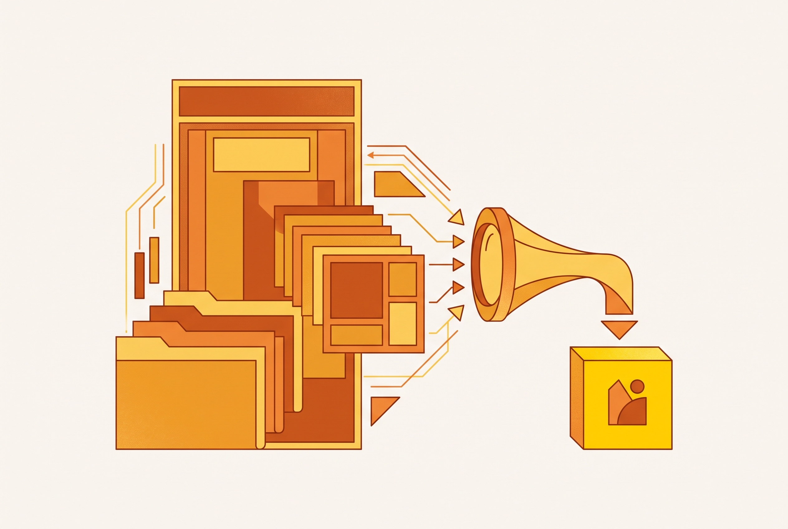 Cover illustration for “Codebase Summarization Agent for Large Monorepos”