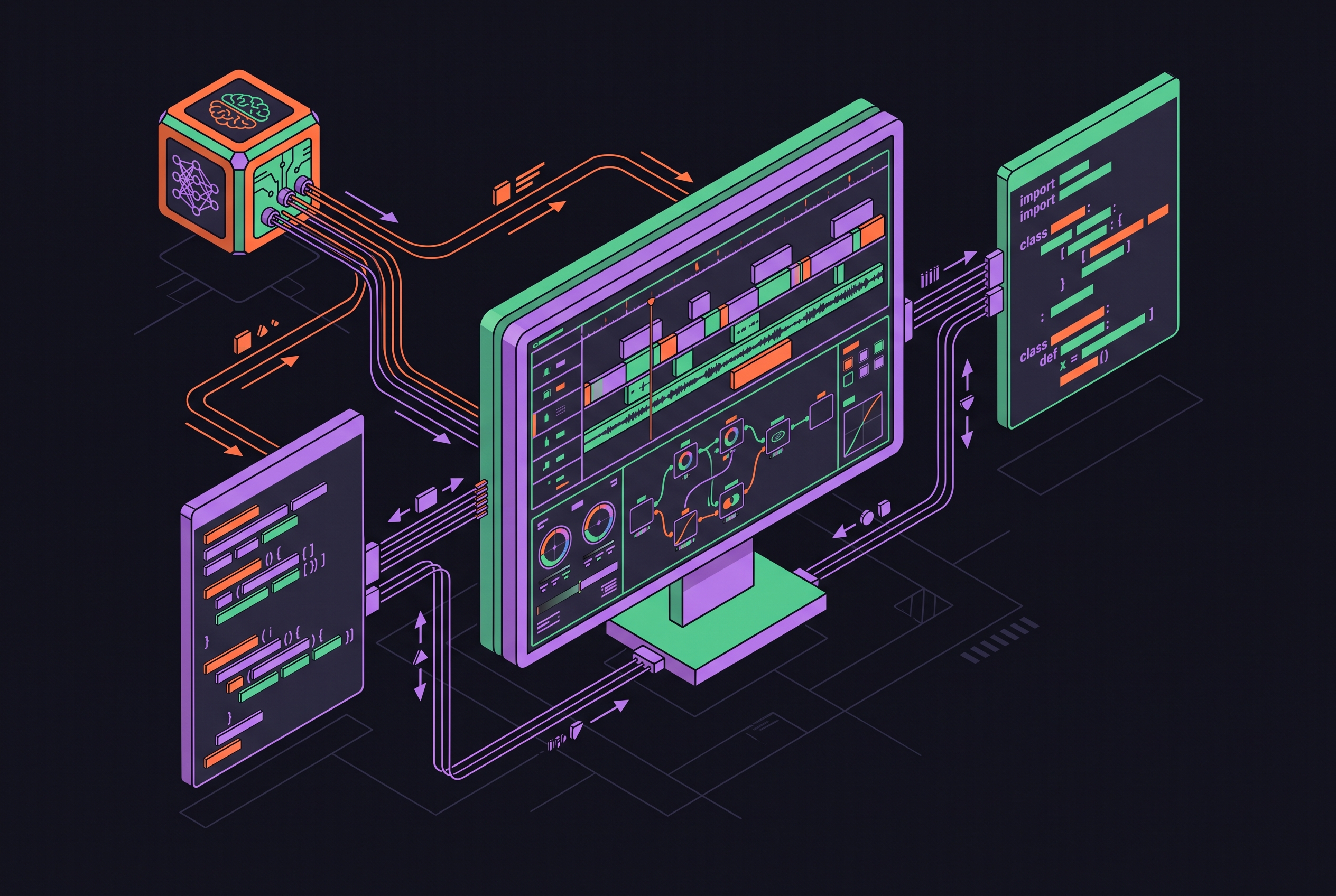 Cover illustration for “Lua and Python Scripting in DaVinci Resolve With AI Agents”