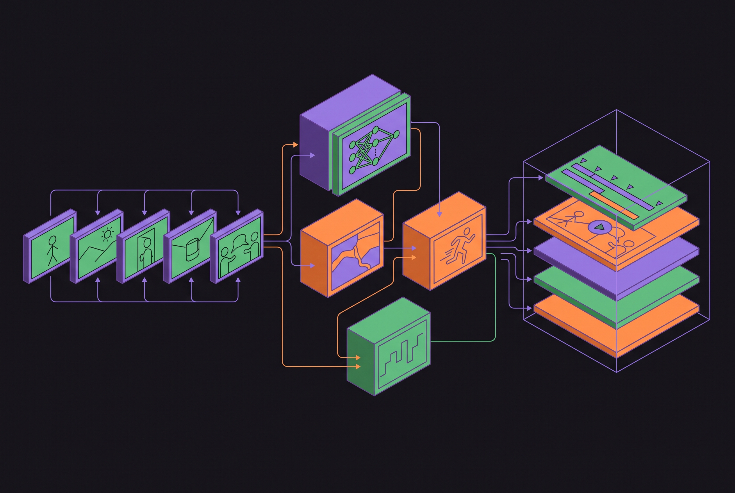 Cover illustration for “Multi-Model Storyboard-to-Composition Pipeline in After Effects”