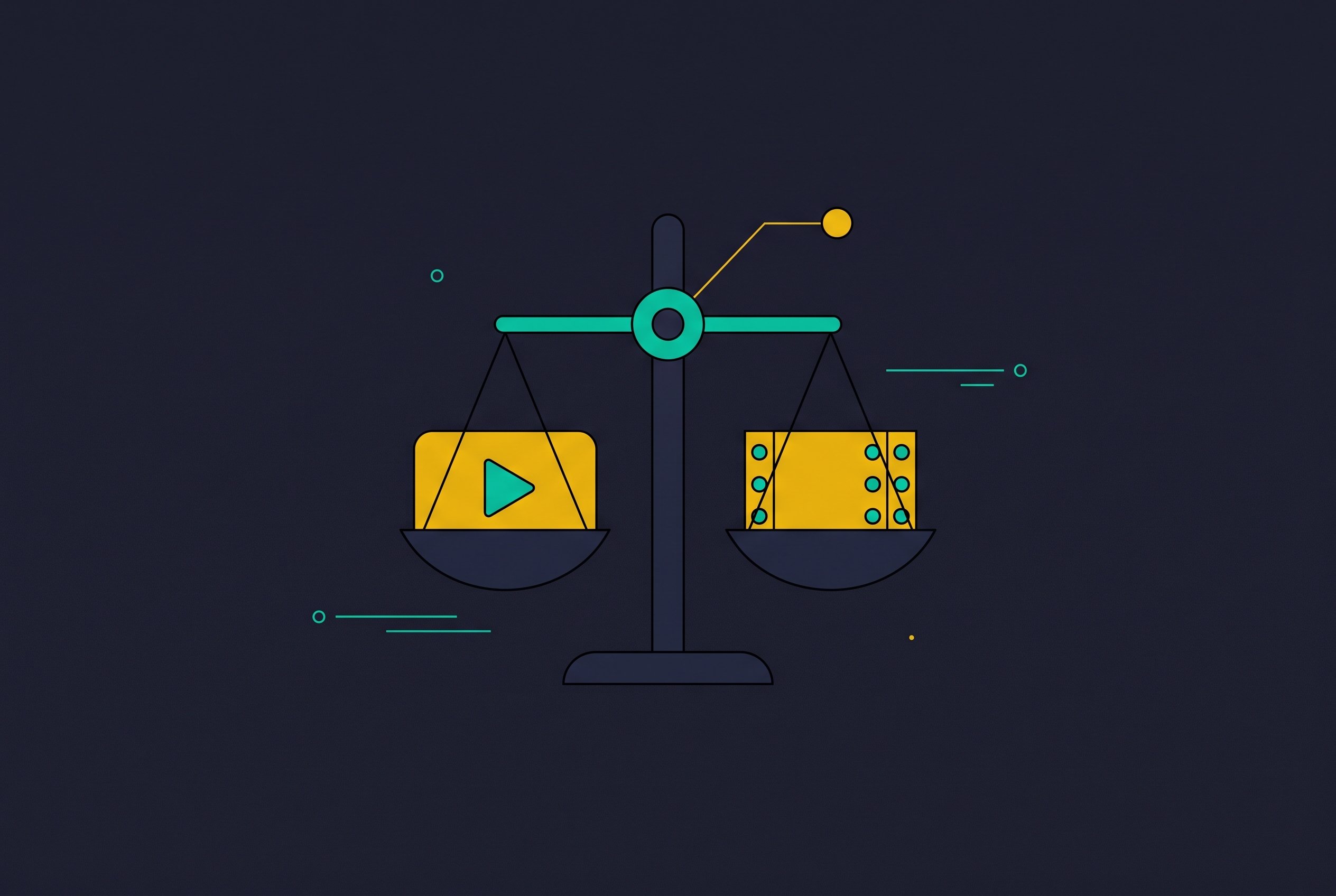 Cover illustration for “Legal and Copyright Considerations for AI Video in Commercial Advertising”