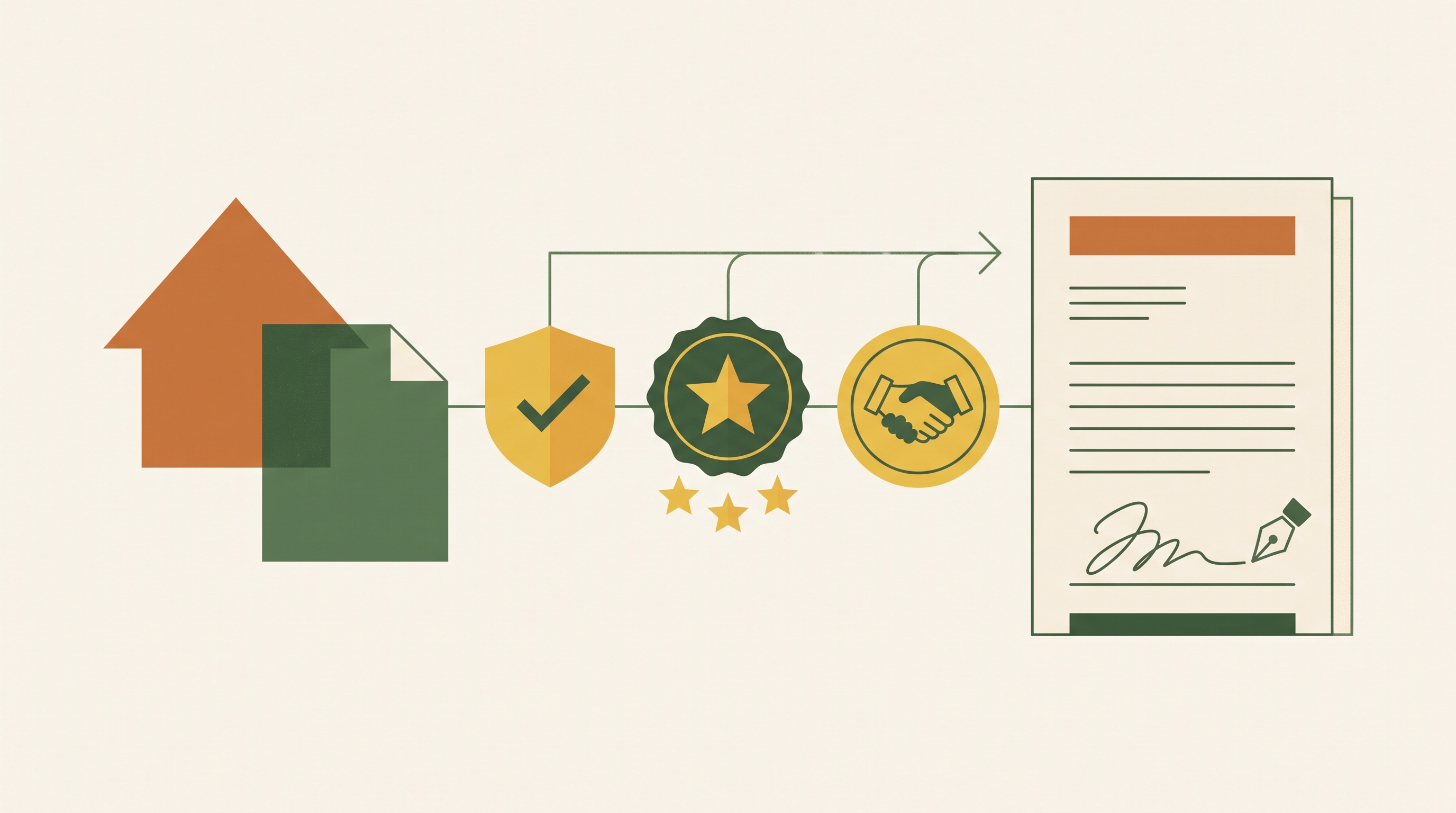 Cover illustration for “Trust Signals That Move Homeowners from Quote to Signed Contract”