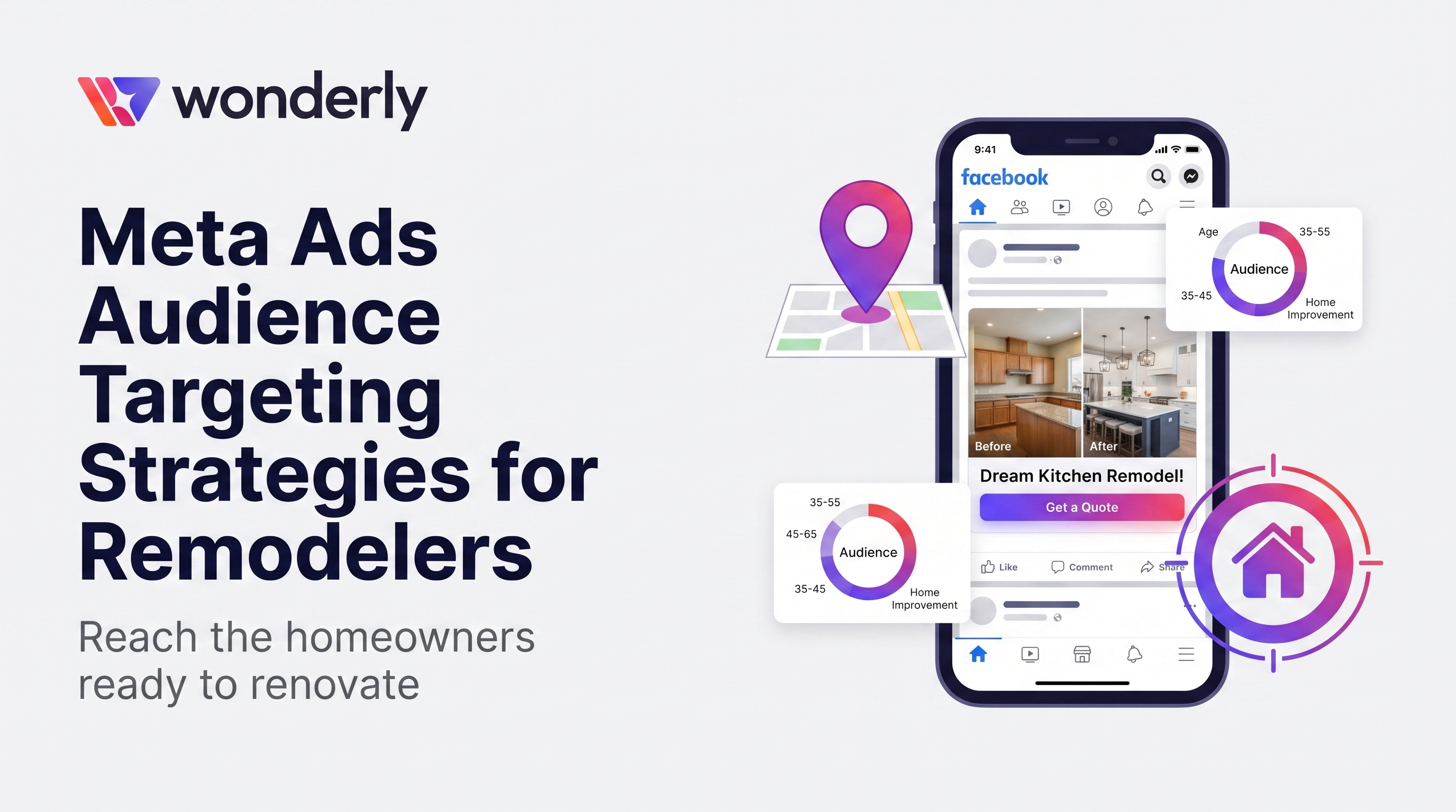 Cover illustration for “Meta Ads Audience Targeting Strategies for Remodelers”