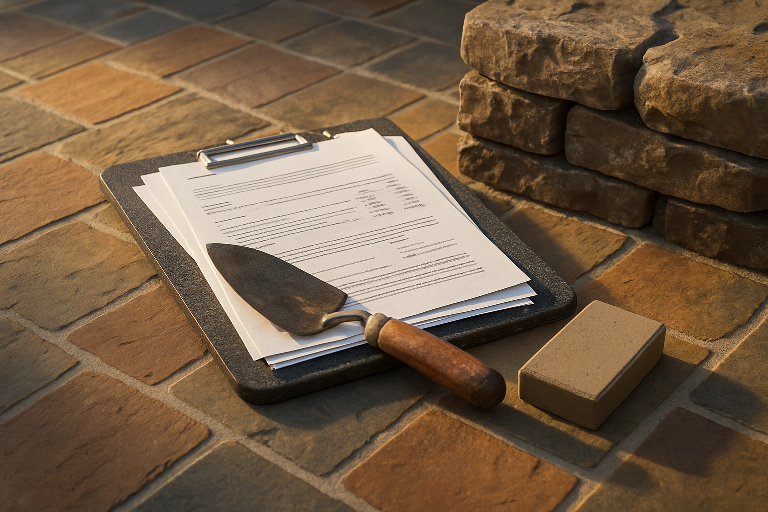 Cover illustration for “Sending Professional Proposals That Win Hardscaping Jobs”