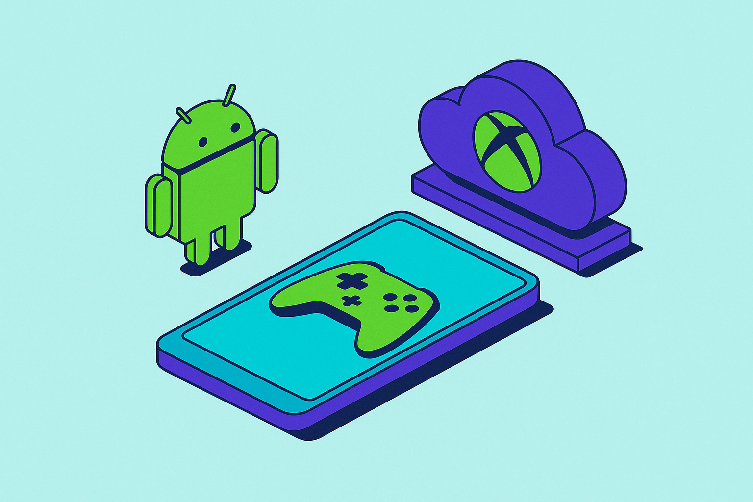 Cover illustration for “Playing Xbox Cloud Gaming on Android Without a Controller”