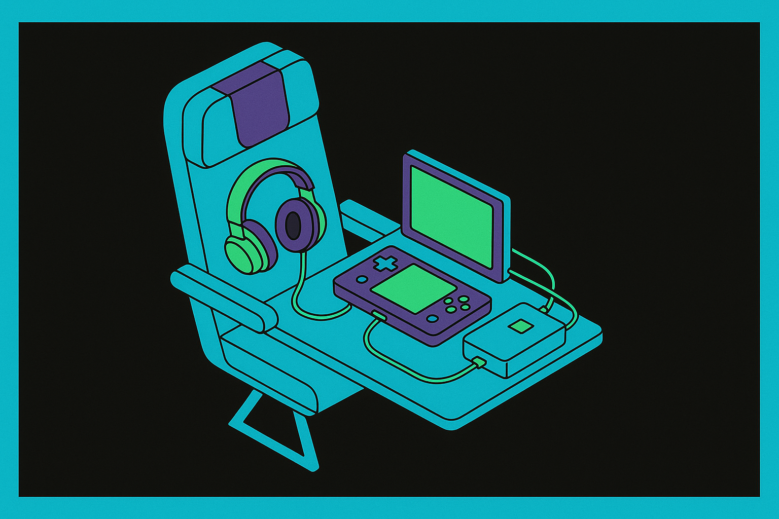 Cover illustration for “Gaming Accessories for Air Travel”