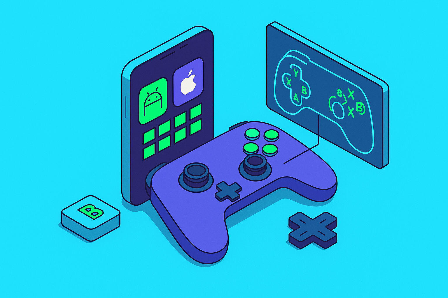 Cover illustration for “Mobile Gaming Controller Button Mapping and Customization on iOS and Android”