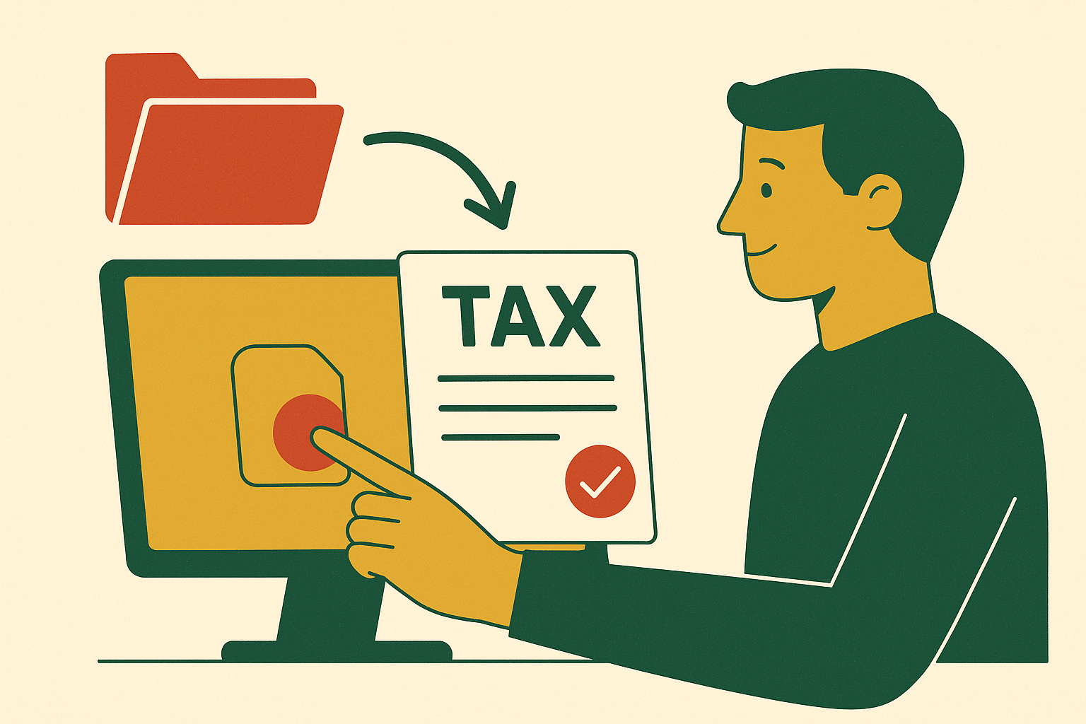 Cover illustration for “Automating Tax Document Collection and Review”