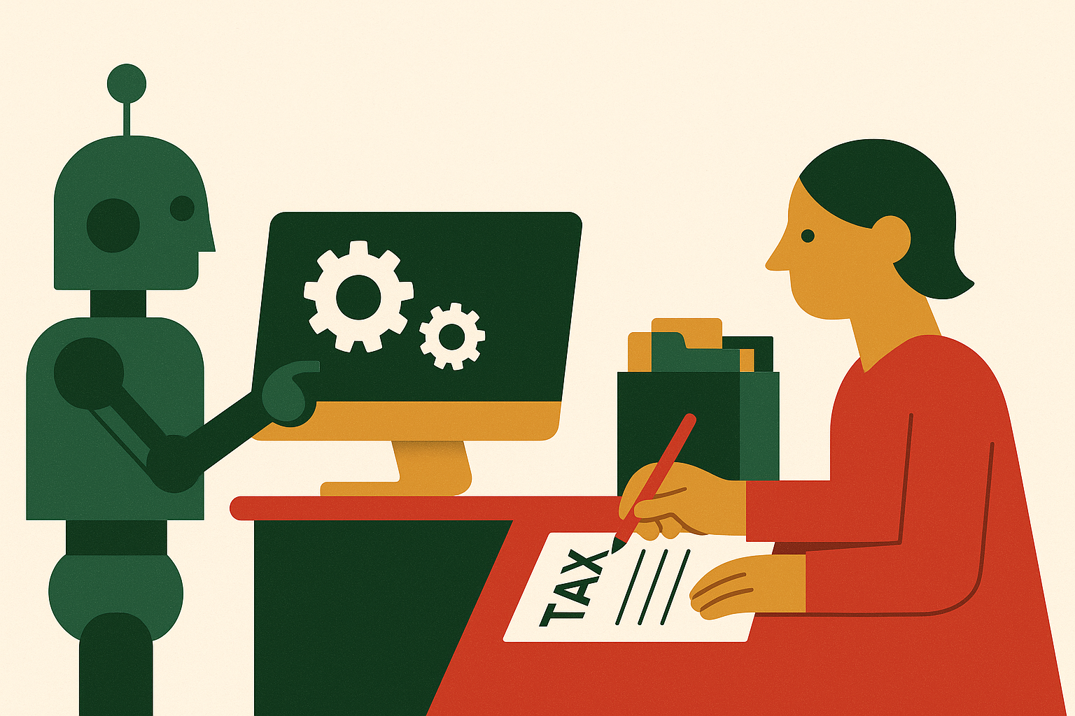 Cover illustration for “Backend Automation vs Front-Office Tools in Tax Firms”