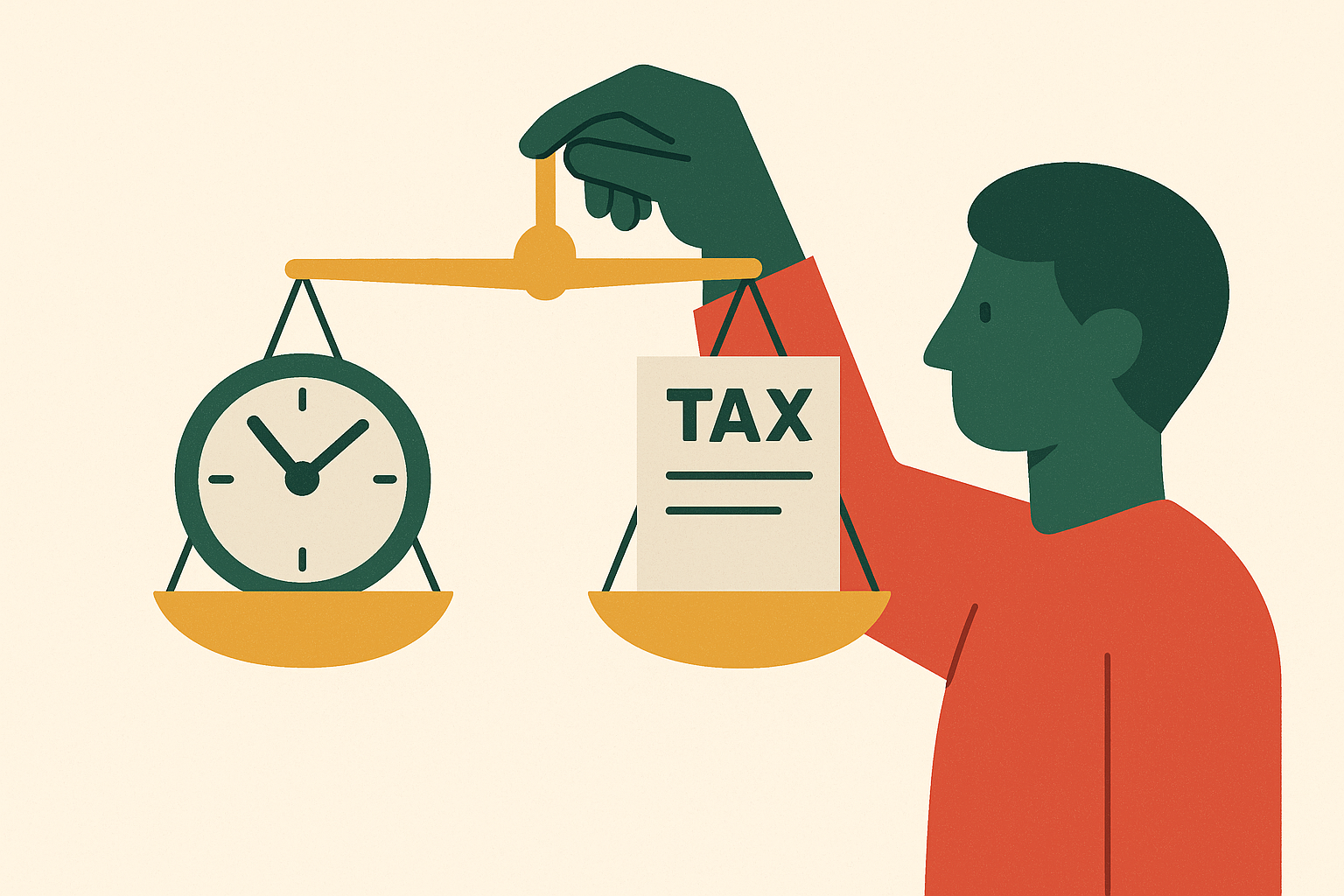 Cover illustration for “Time Allocation in Tax Practices”