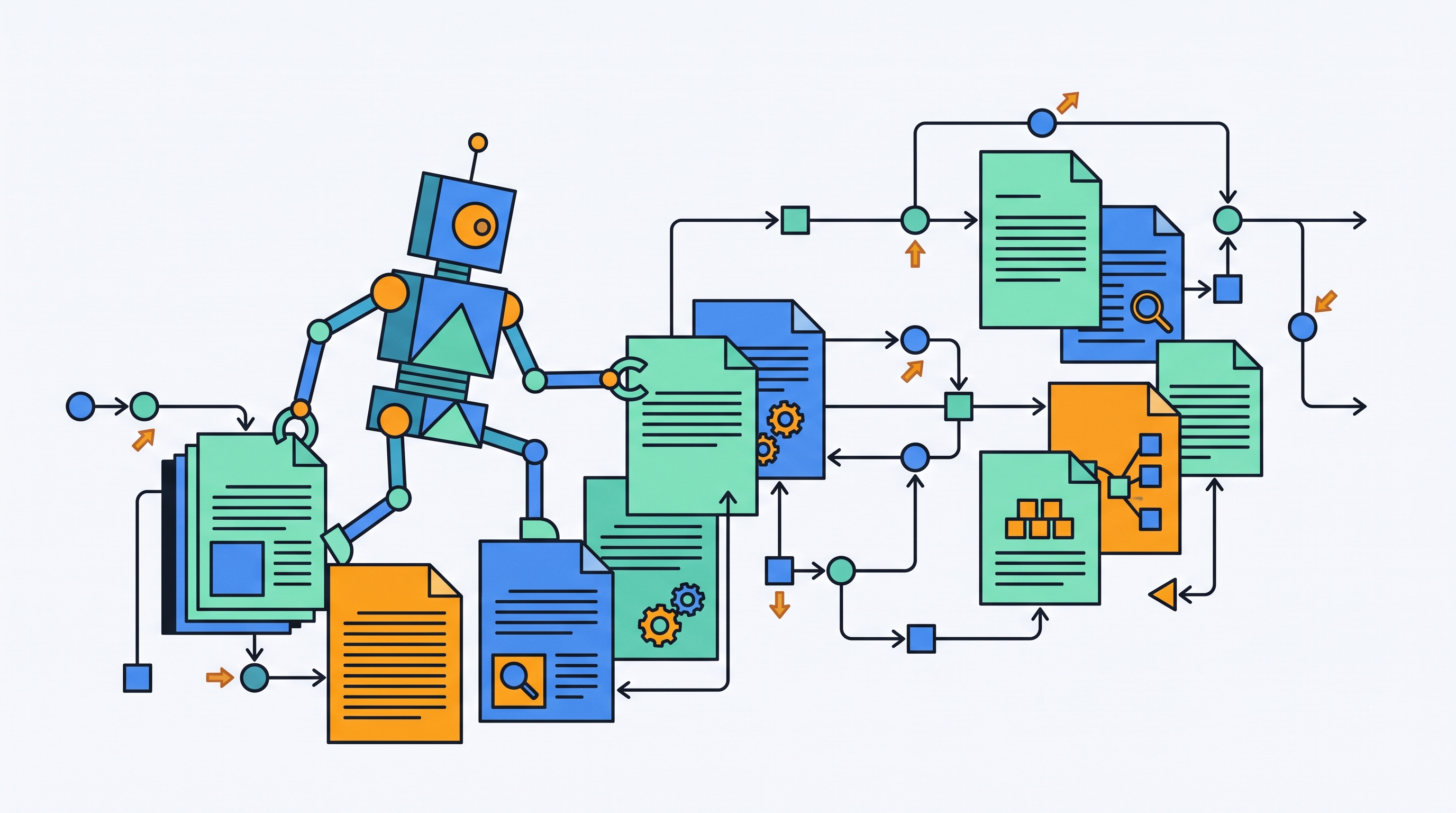 Cover illustration for “AI Crawler Behavior on Documentation Sites”