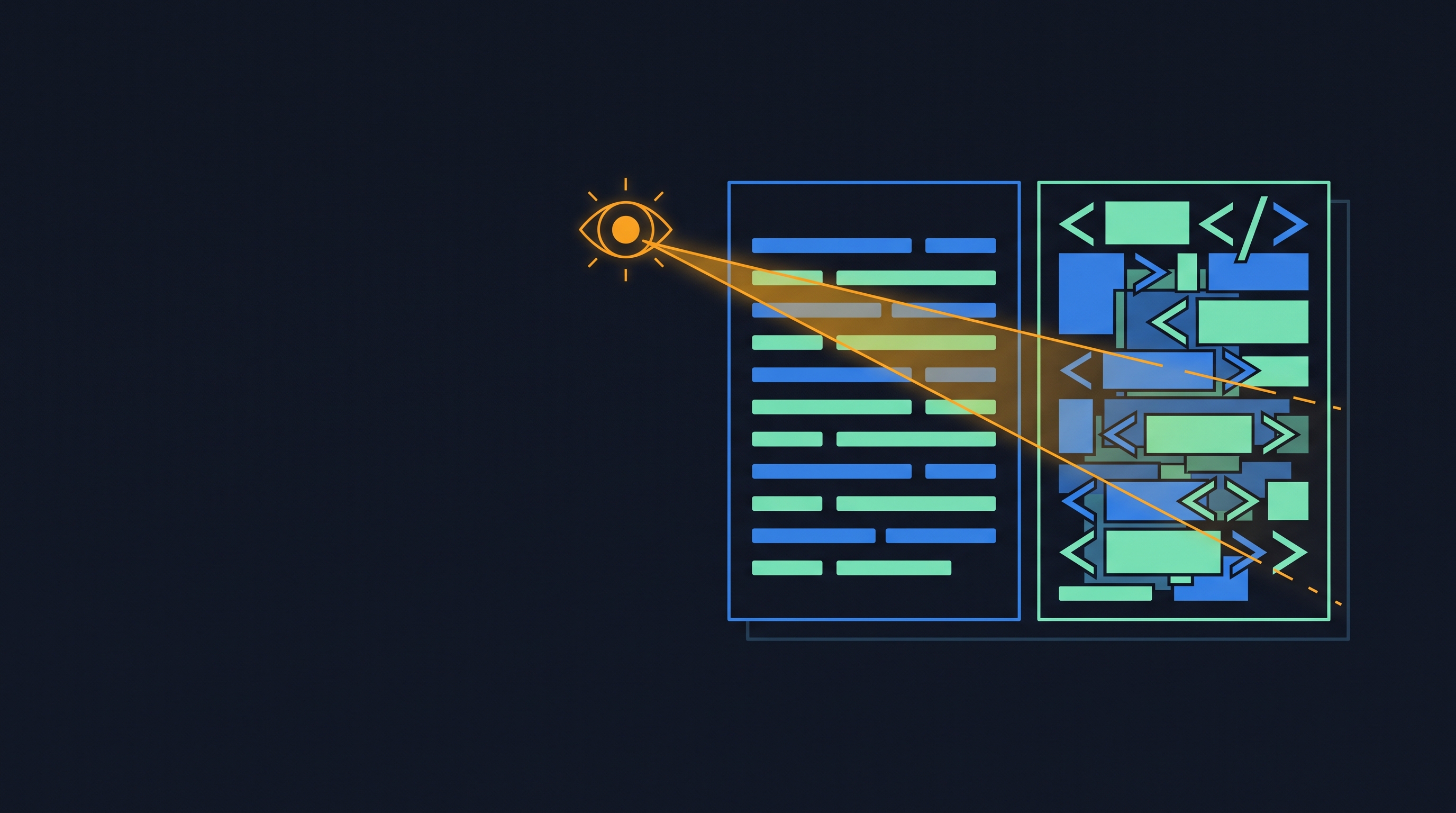 Cover illustration for “Markdown vs HTML for AI-Readable Documentation”