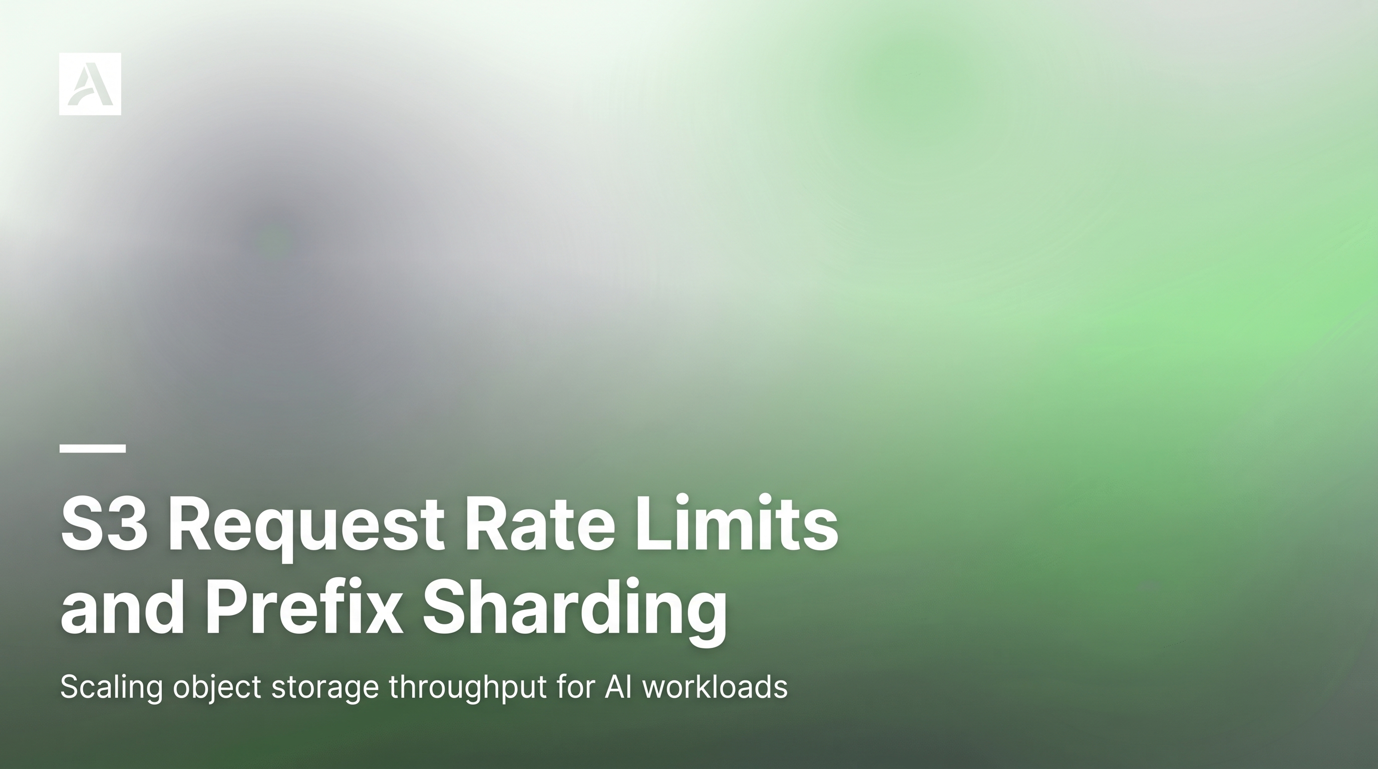 Cover illustration for “S3 Request Rate Limits and Prefix Sharding”