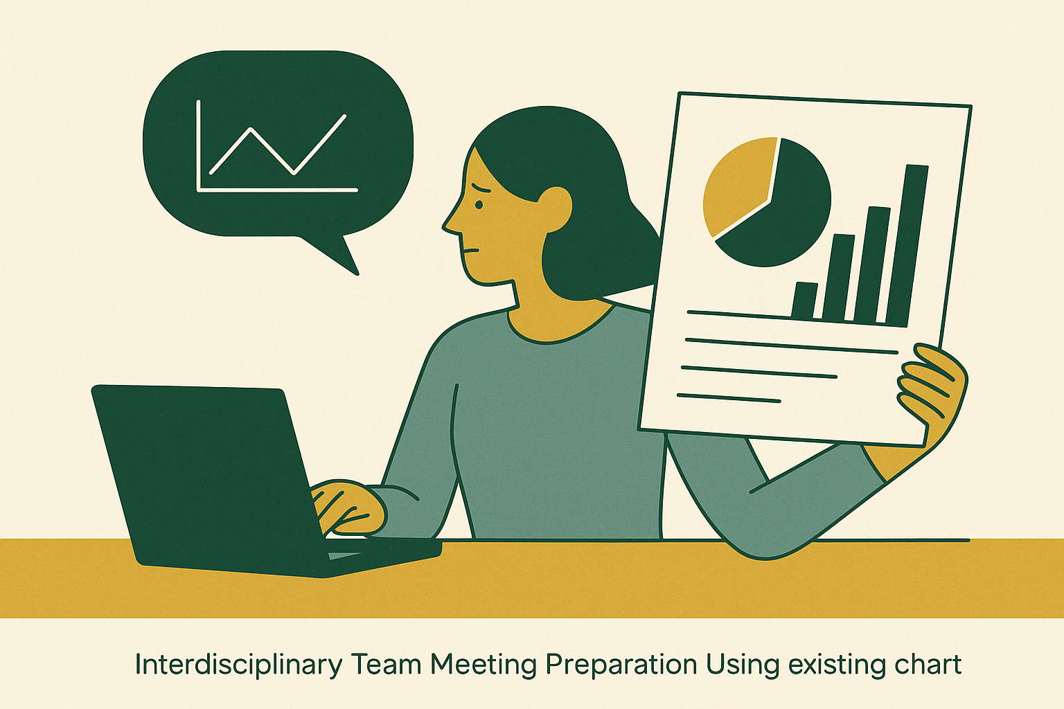 Cover illustration for “Interdisciplinary Team Meeting Preparation Using Existing Chart Data”