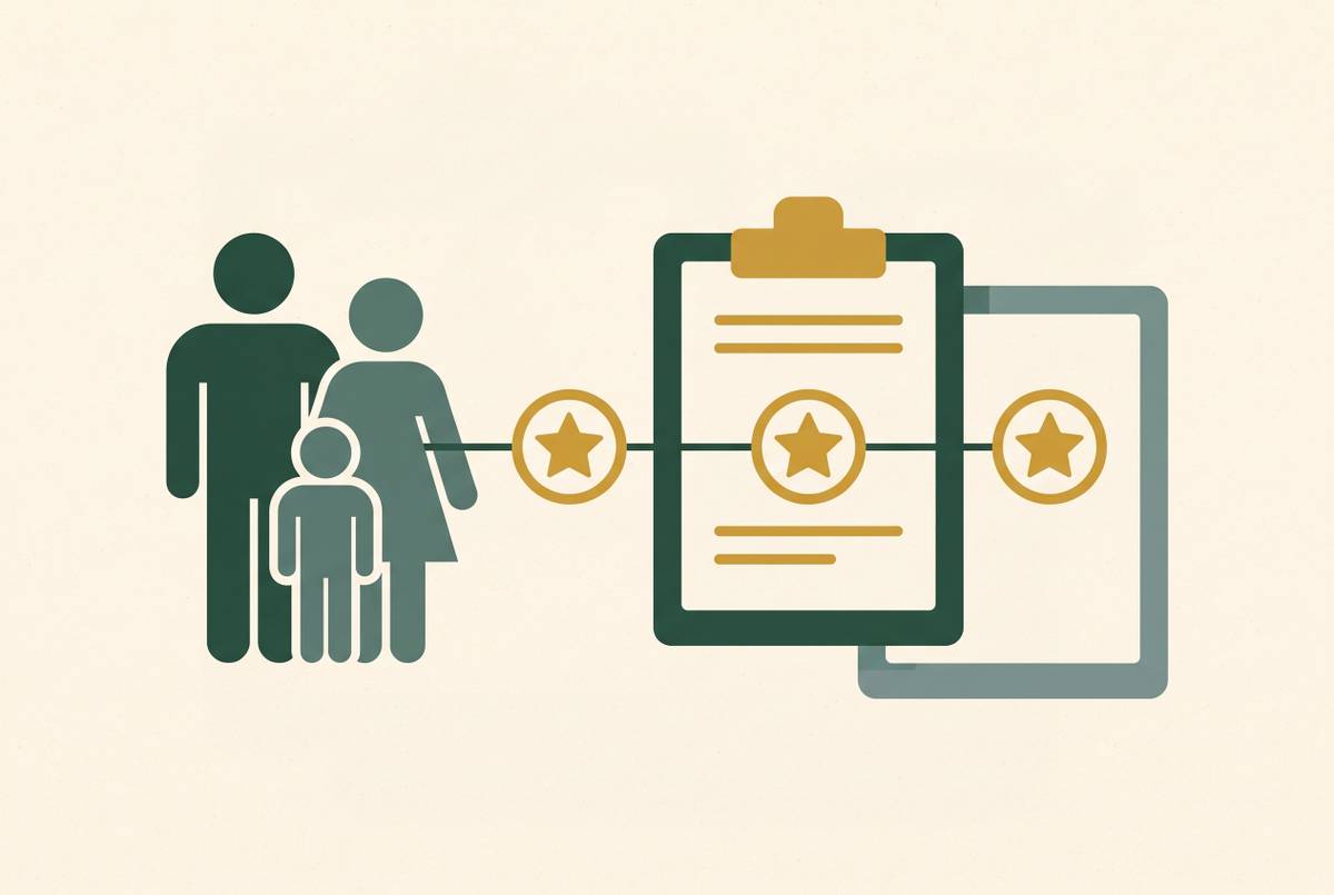 Cover illustration for “Family Goal Integration in Care Plans Without Duplicating the Social Work Record”