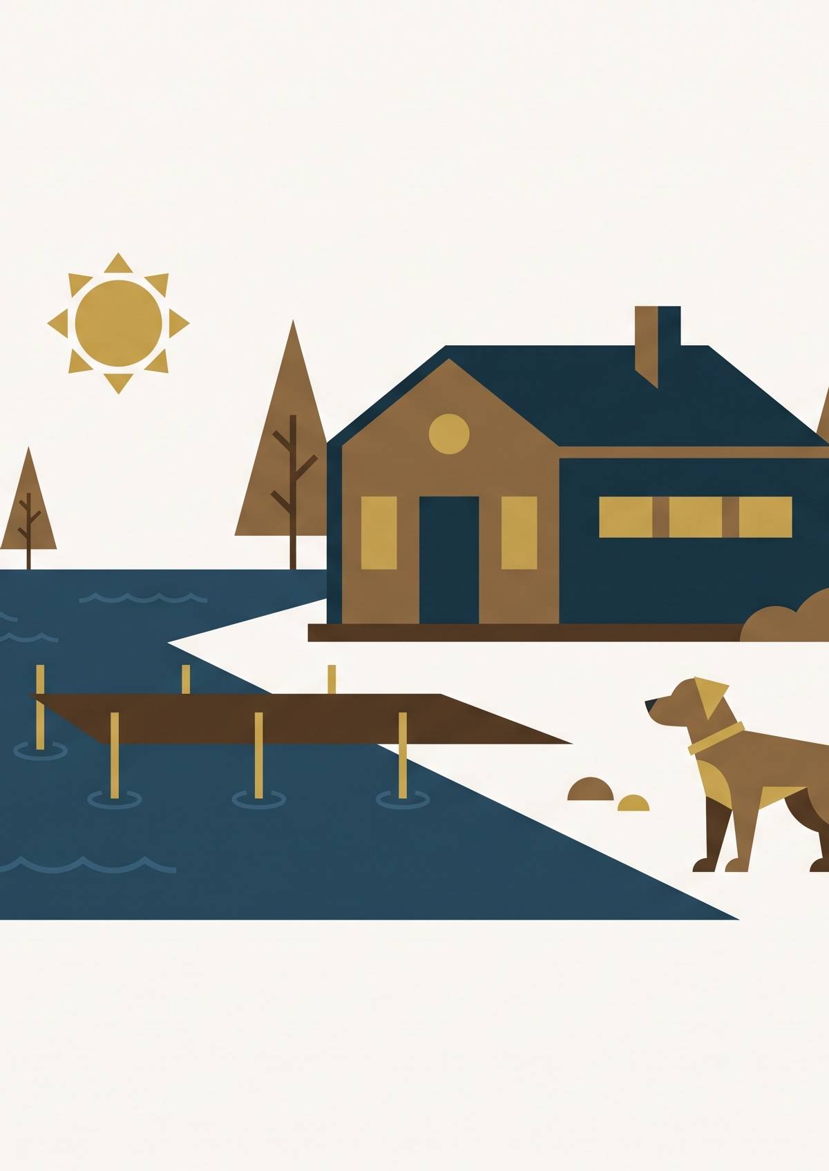Cover illustration for “Pet Friendly Waterfront Vacation Rental Standards”