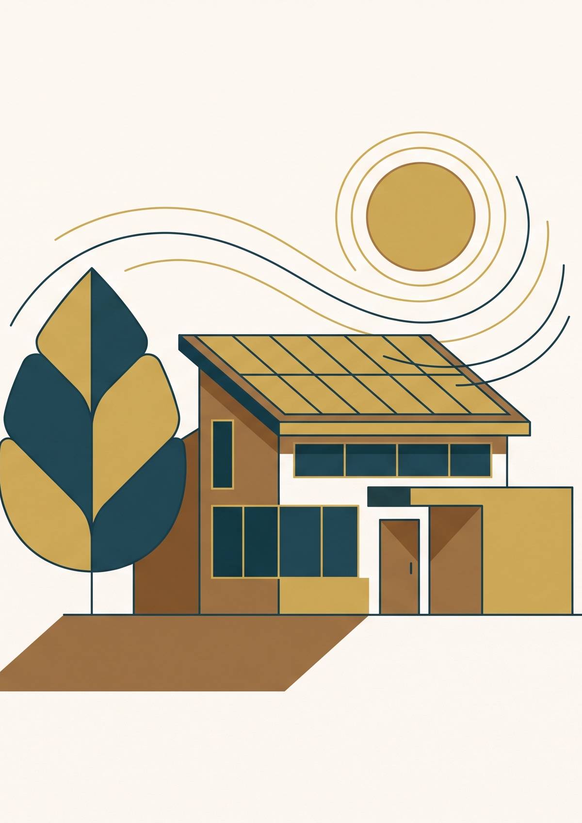 Cover illustration for “Sustainability Practices in Luxury Rental Properties”