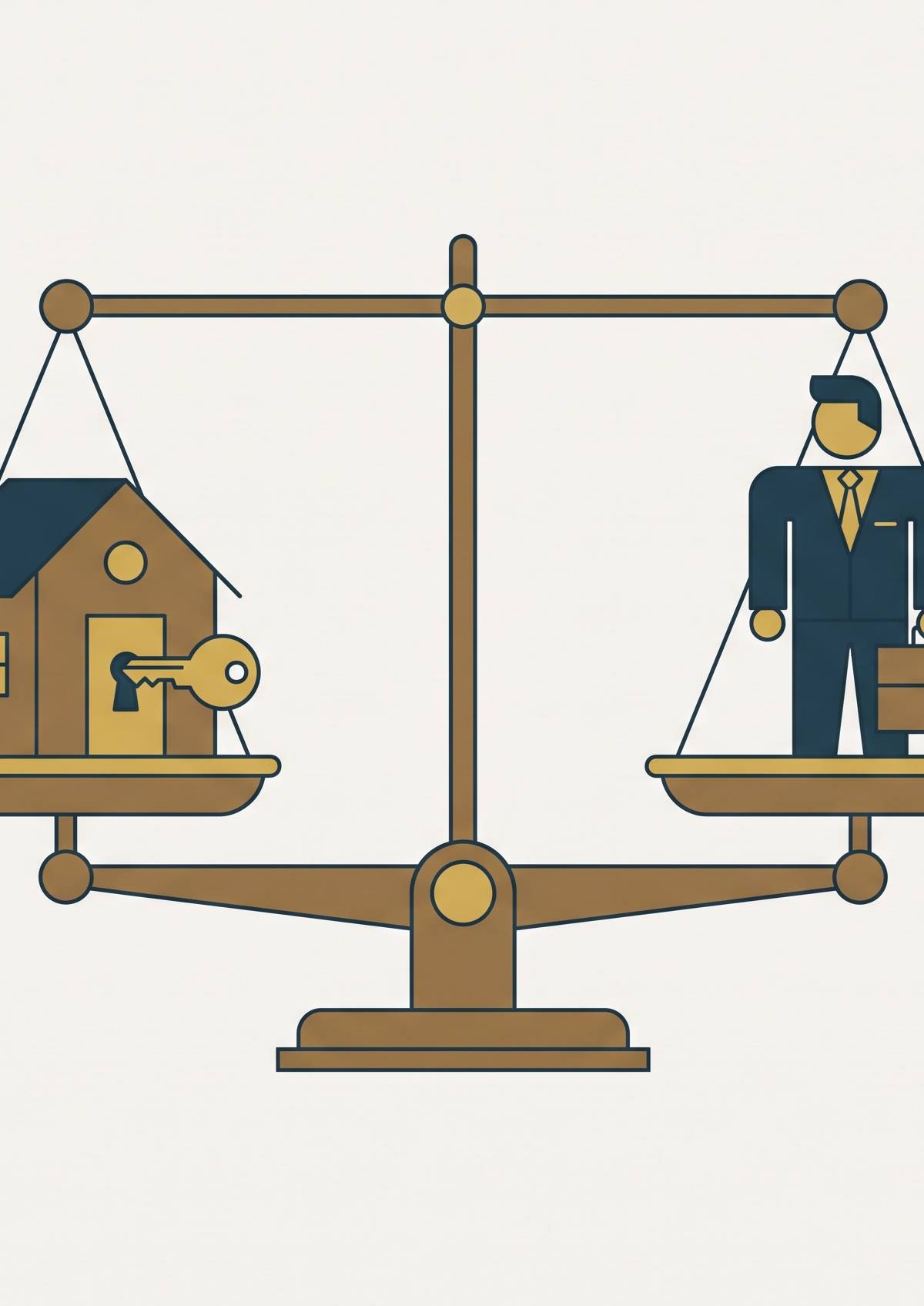 Cover illustration for “Self-Managing vs Hiring a Property Manager for a Luxury Rental”