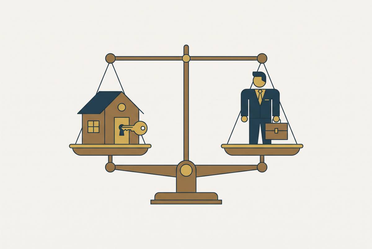 Cover illustration for “Self-Managing vs Hiring a Property Manager for a Luxury Rental”
