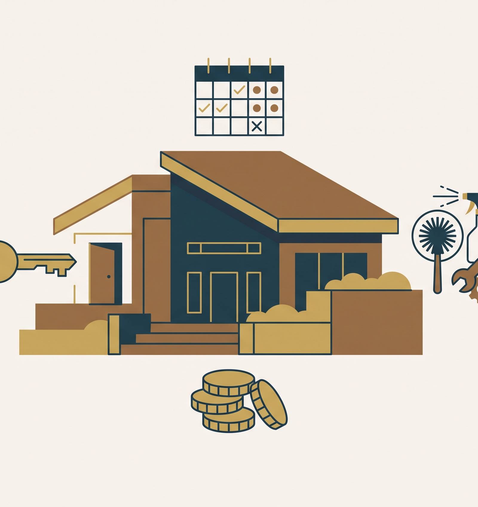 Cover illustration for “What Property Management Fees Cover for Luxury Vacation Rentals”