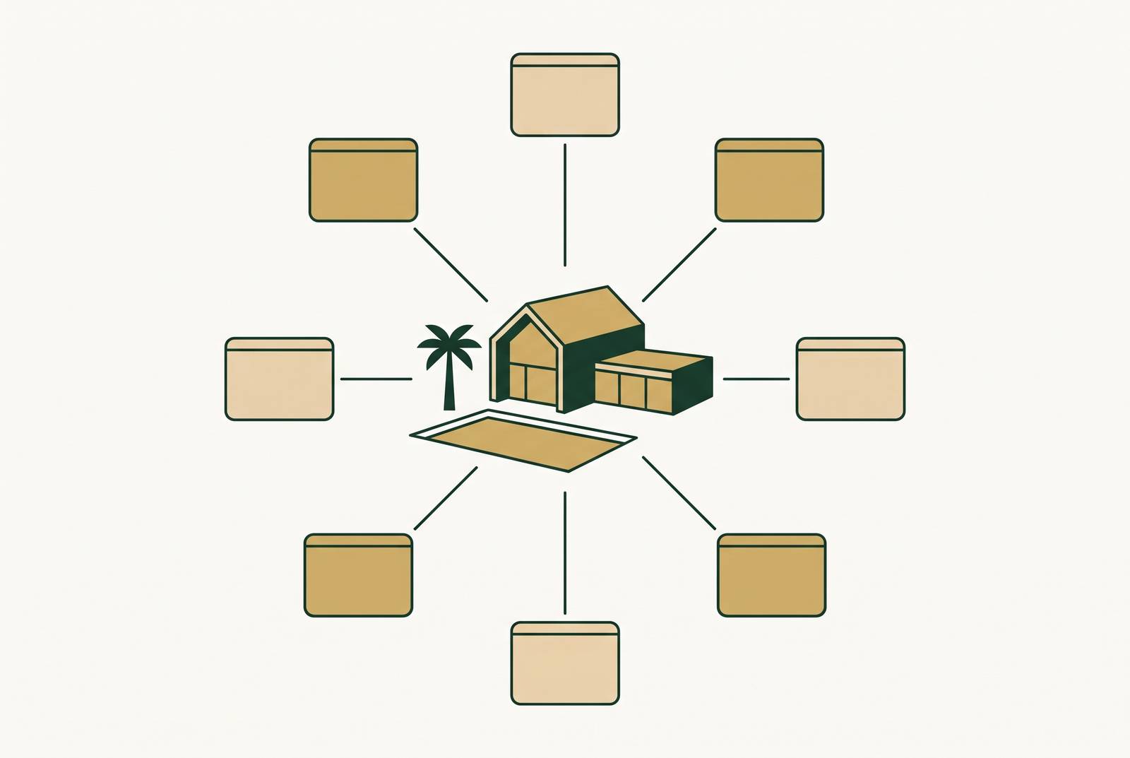 Cover illustration for “Zero-Host-Fee OTA Distribution Tools for Luxury Rental Owners”