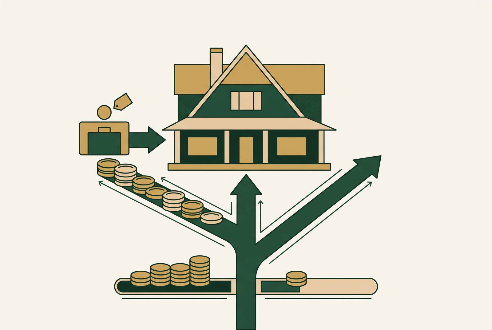 Cover illustration for “Hamptons Rental Costs With Broker Fees vs Direct Booking”