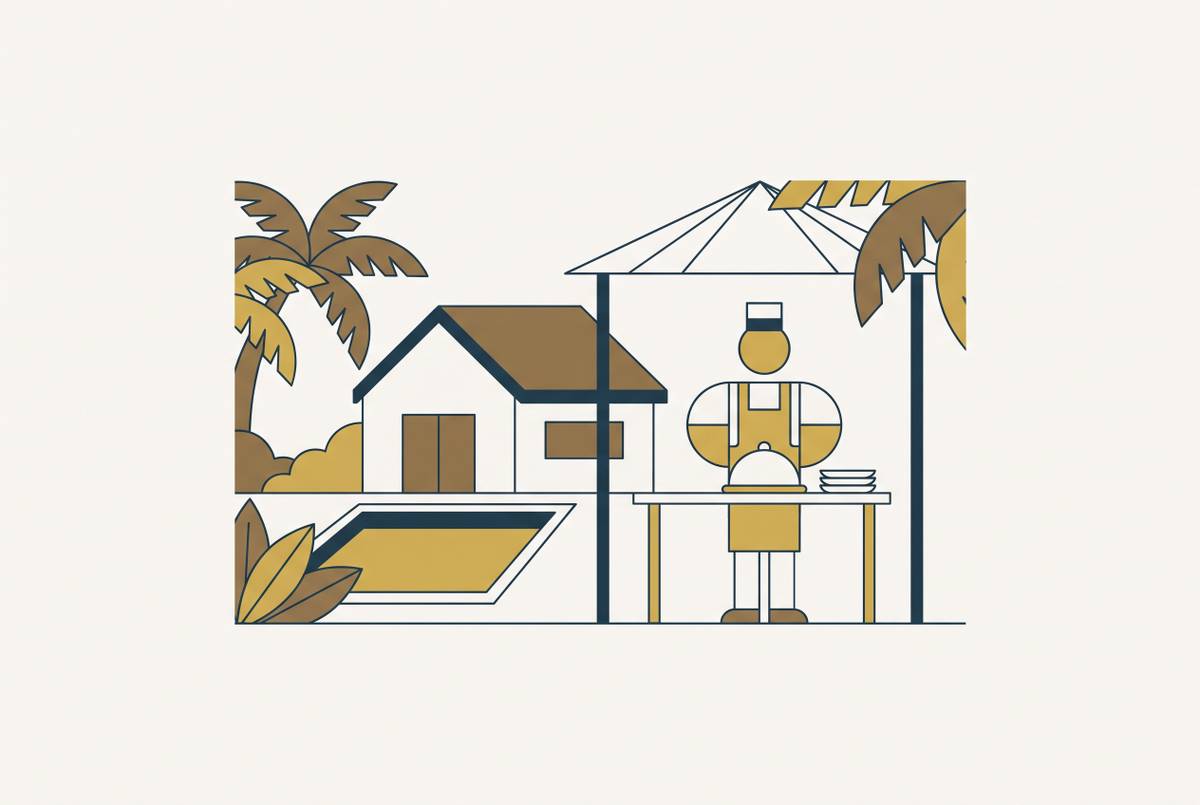 Cover illustration for “All Inclusive Villas With Private Chef for Vacations”