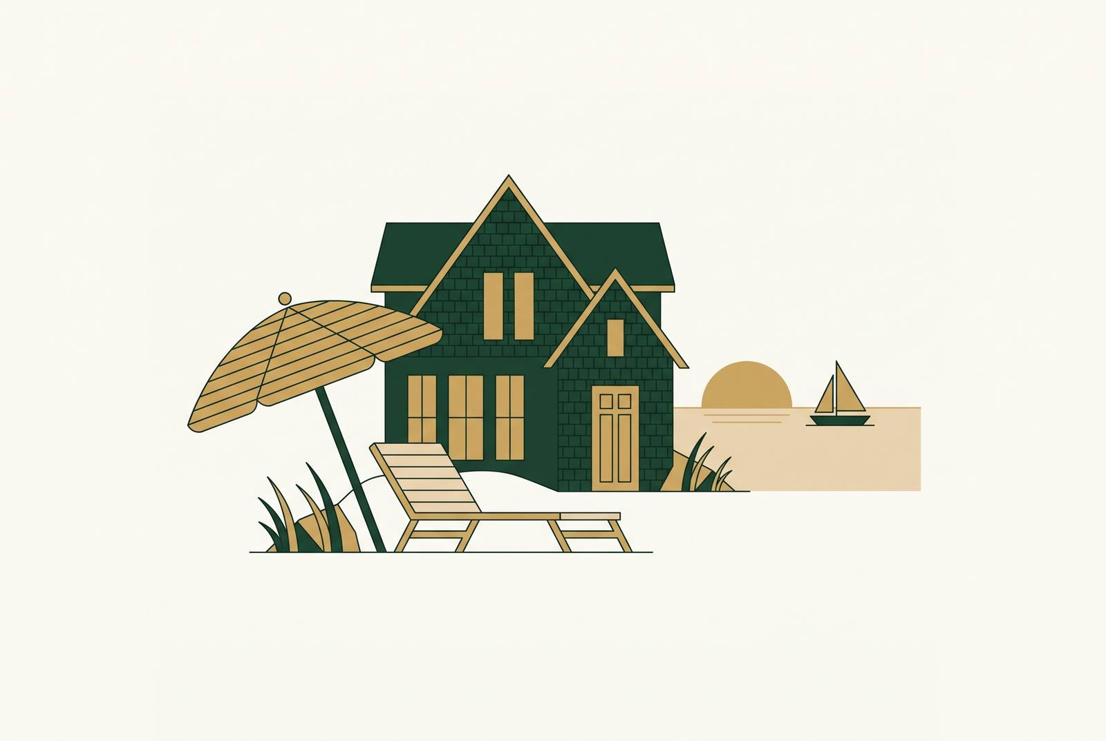 Cover illustration for “Things to Do in the Hamptons for a Luxury Rental Weekend”