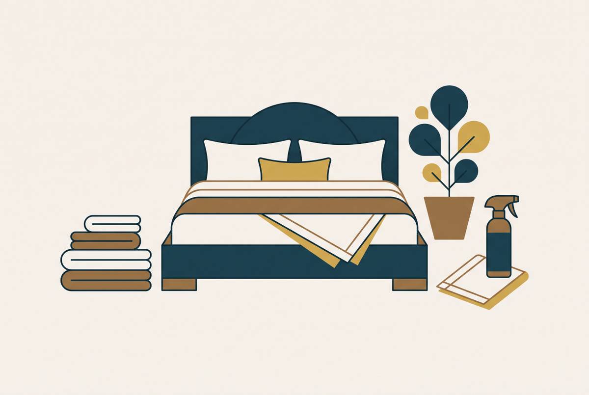 Cover illustration for “Turnover Operations for High-End Short-Term Rentals”