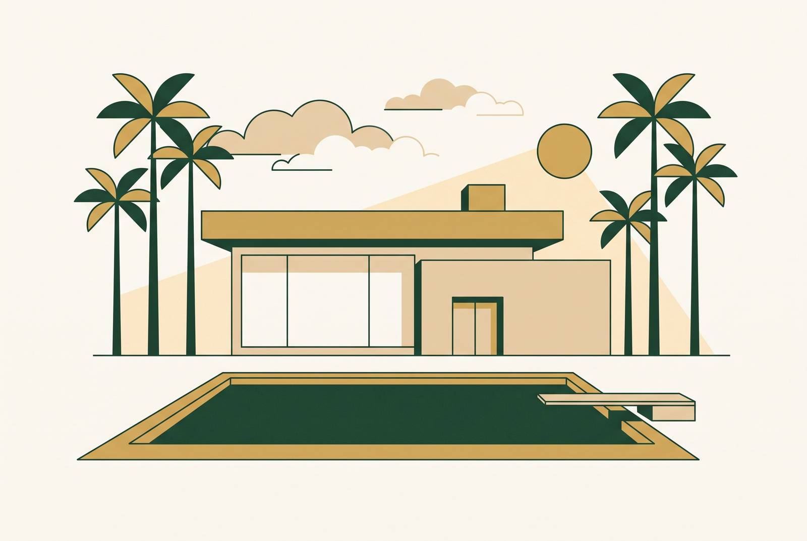 Cover illustration for “Luxury Vacation Rentals in Orlando Florida”