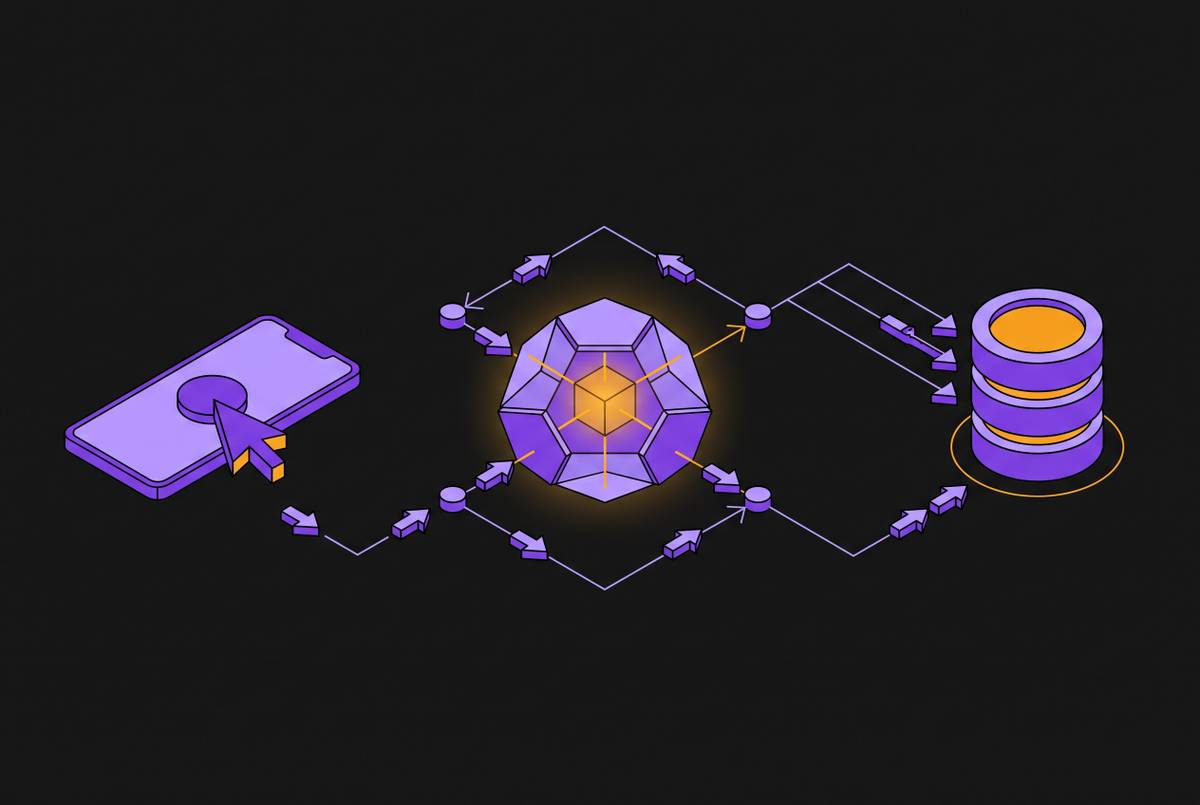 Cover illustration for “Using AI to Trace a Data Flow From User Action to Database”