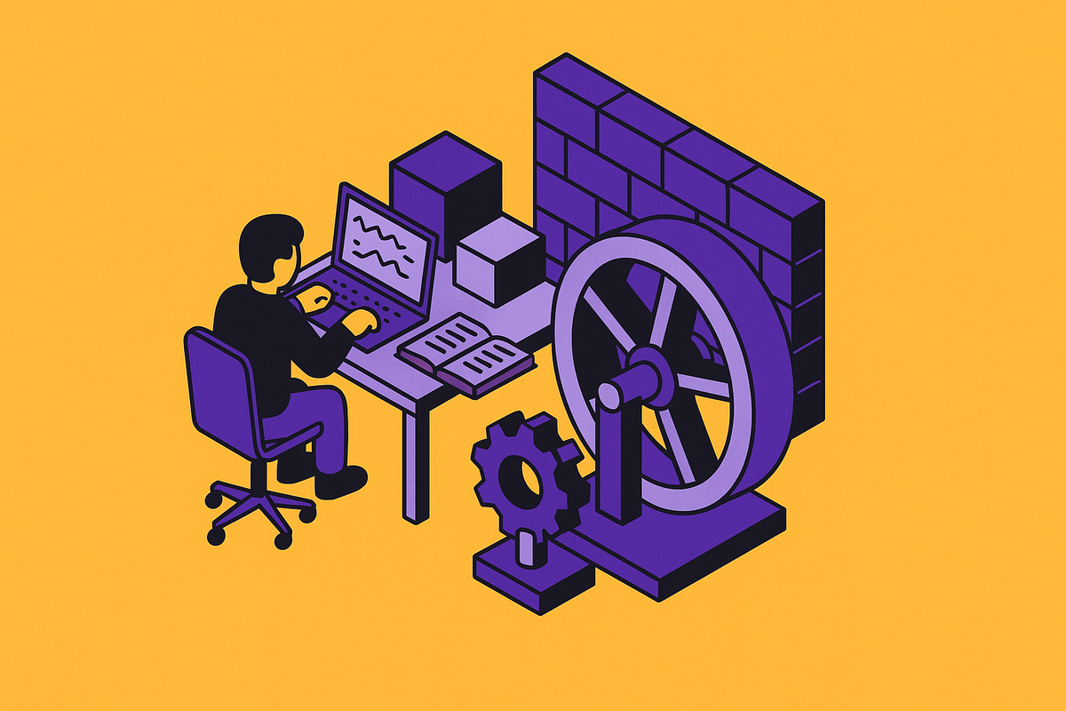 Cover illustration for “Why New Engineers Spin Their Wheels in Large Codebases and How to Fix It”