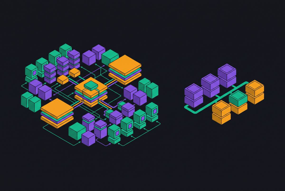 Cover illustration for “Kubernetes vs Docker Compose for Internal Developer Platform Services”