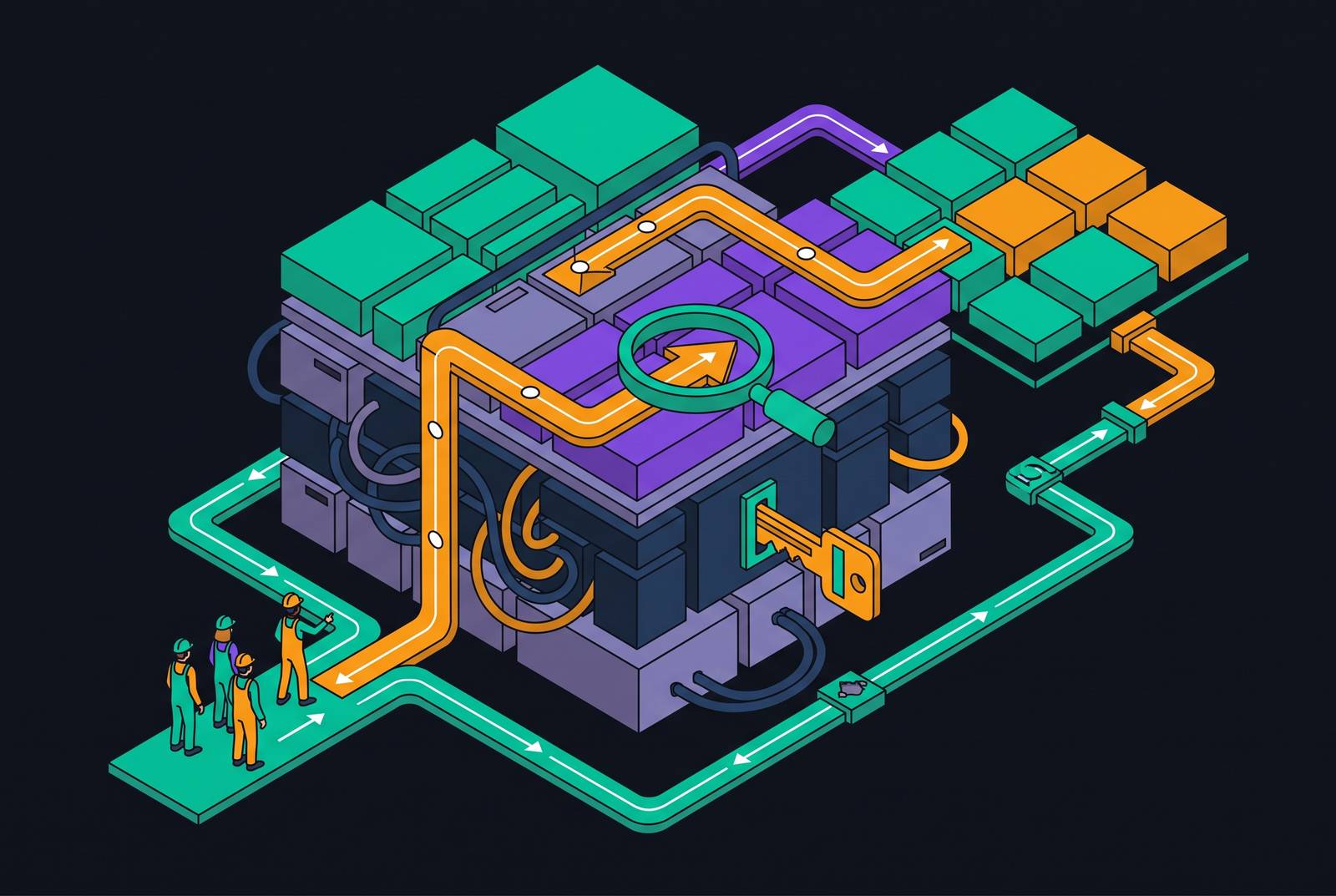 Cover illustration for “Onboarding Engineers to a Legacy Codebase With Minimal Documentation”
