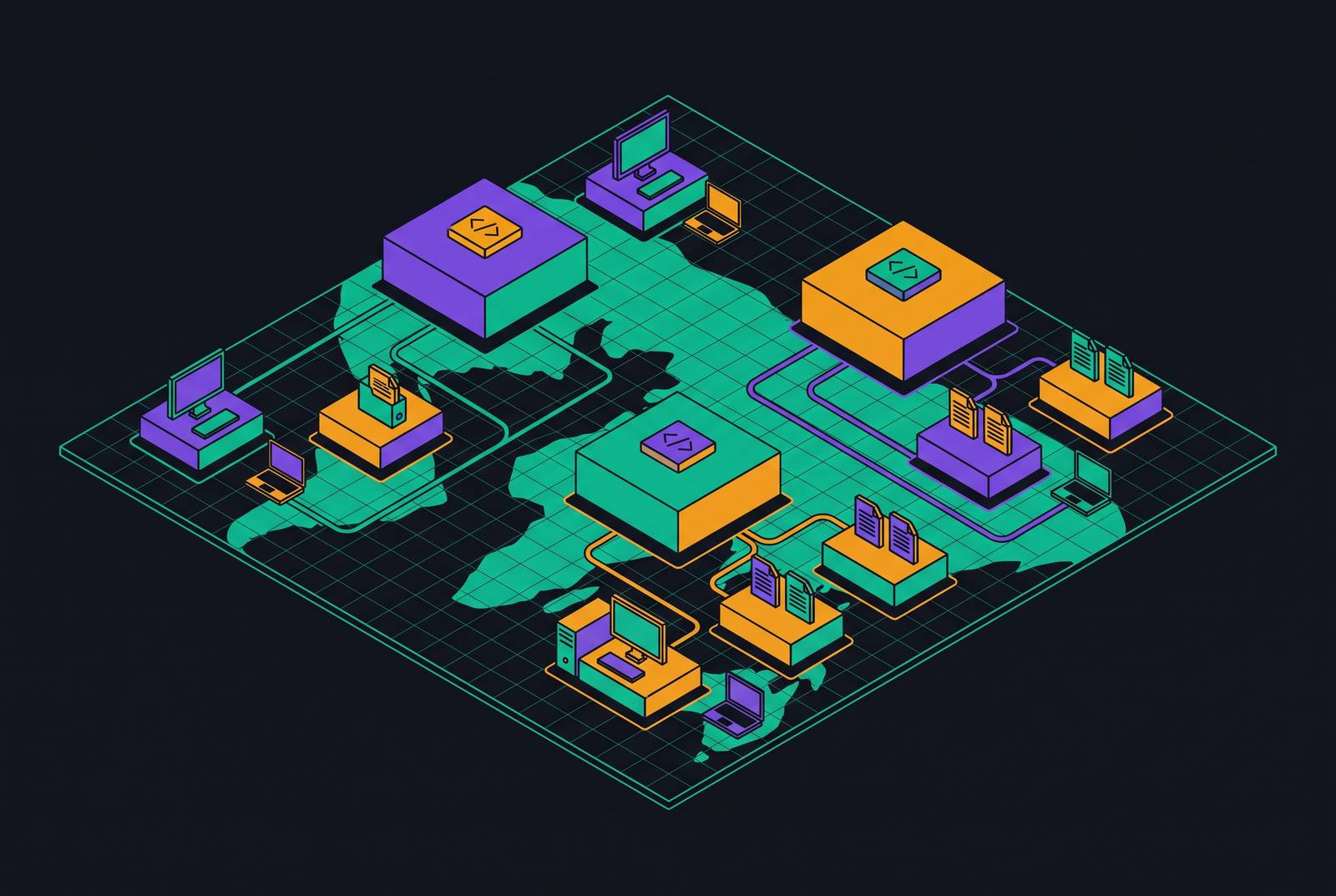 Cover illustration for “Source Code Data Residency Requirements for Global Engineering Teams”