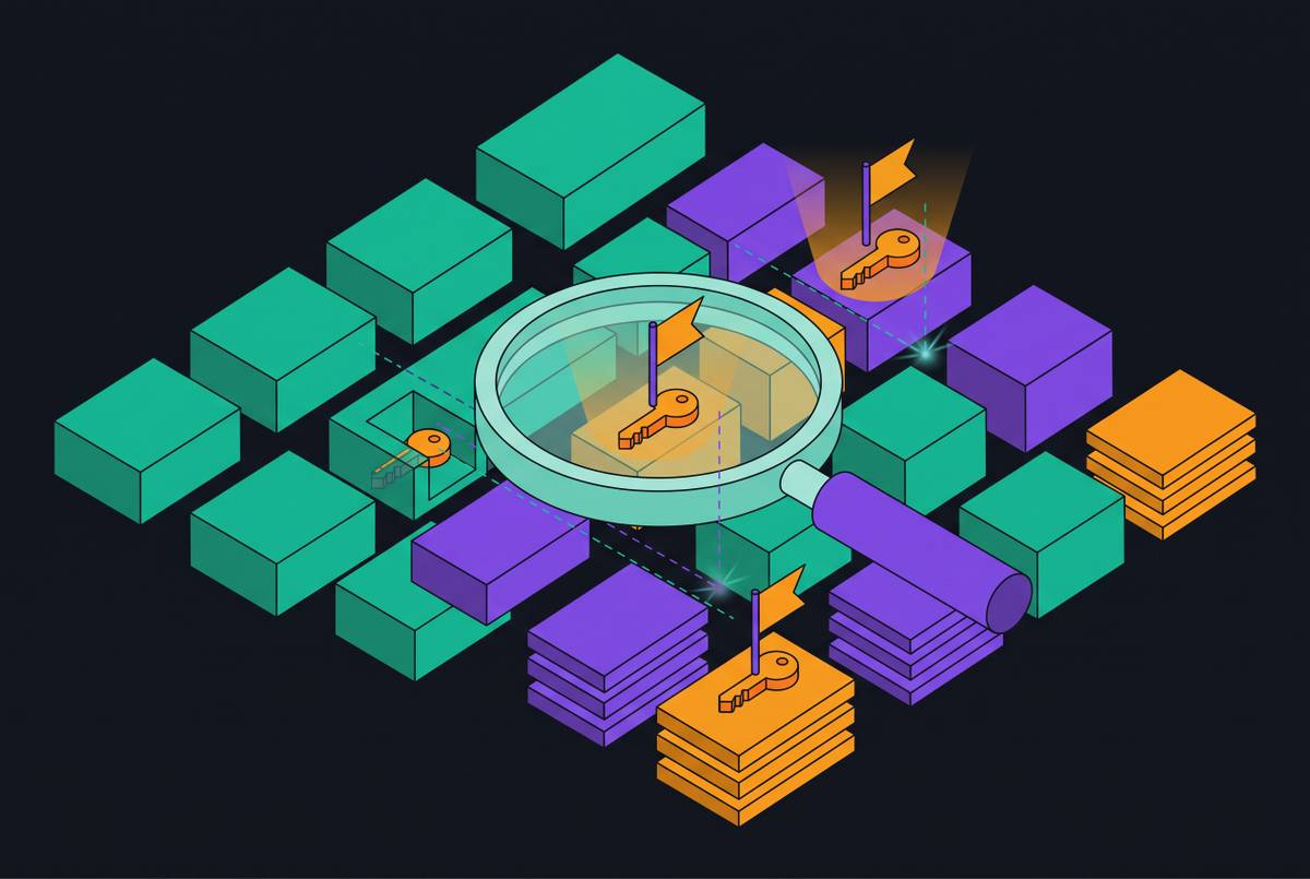 Cover illustration for “Hardcoded Secret Detection Across Enterprise Repository Portfolios”