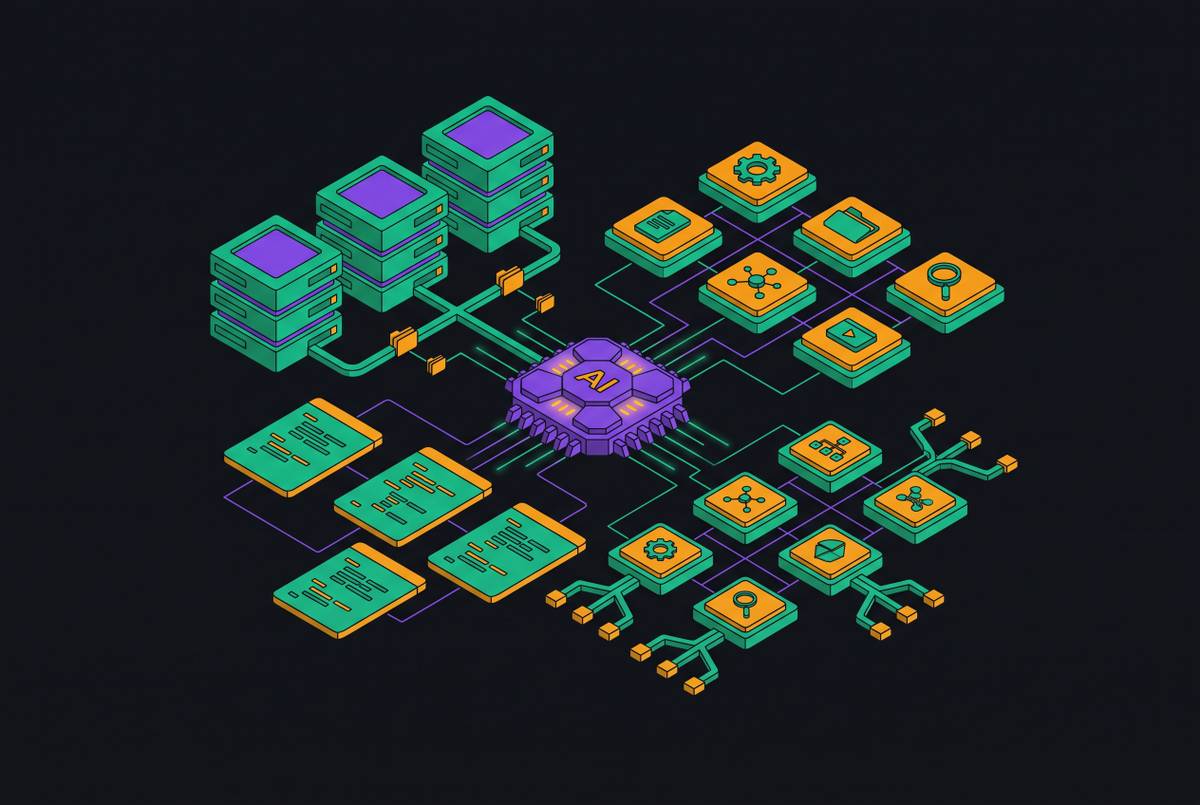 Cover illustration for “Building an Internal Codebase Knowledge Base With AI Assistance”