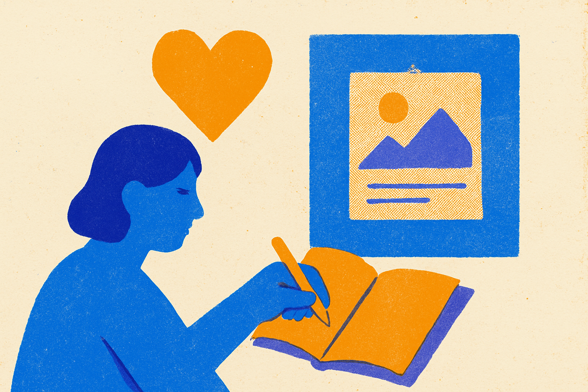 Cover illustration for “Vision Board Journaling as a Goal-Setting Practice”
