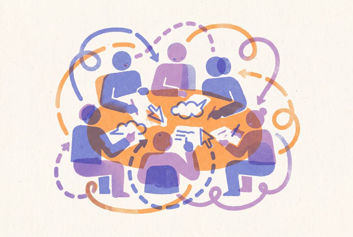 Cover illustration for “Collaborative Writing Apps for Teams”