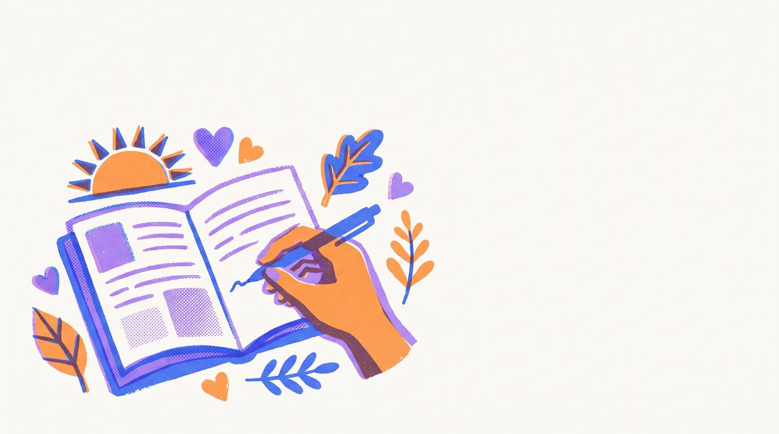 Cover illustration for “Gratitude Journaling Prompts Beyond Listing Three Things”