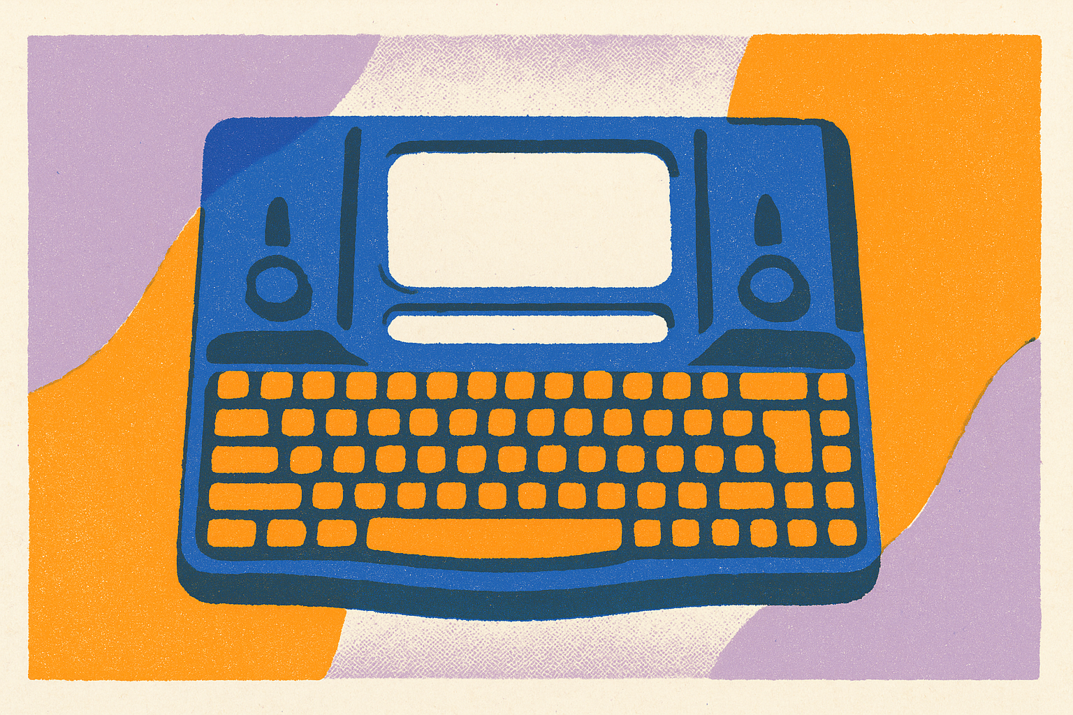 Cover illustration for “Freewrite Smart Typewriter for Distraction-Free Writing”